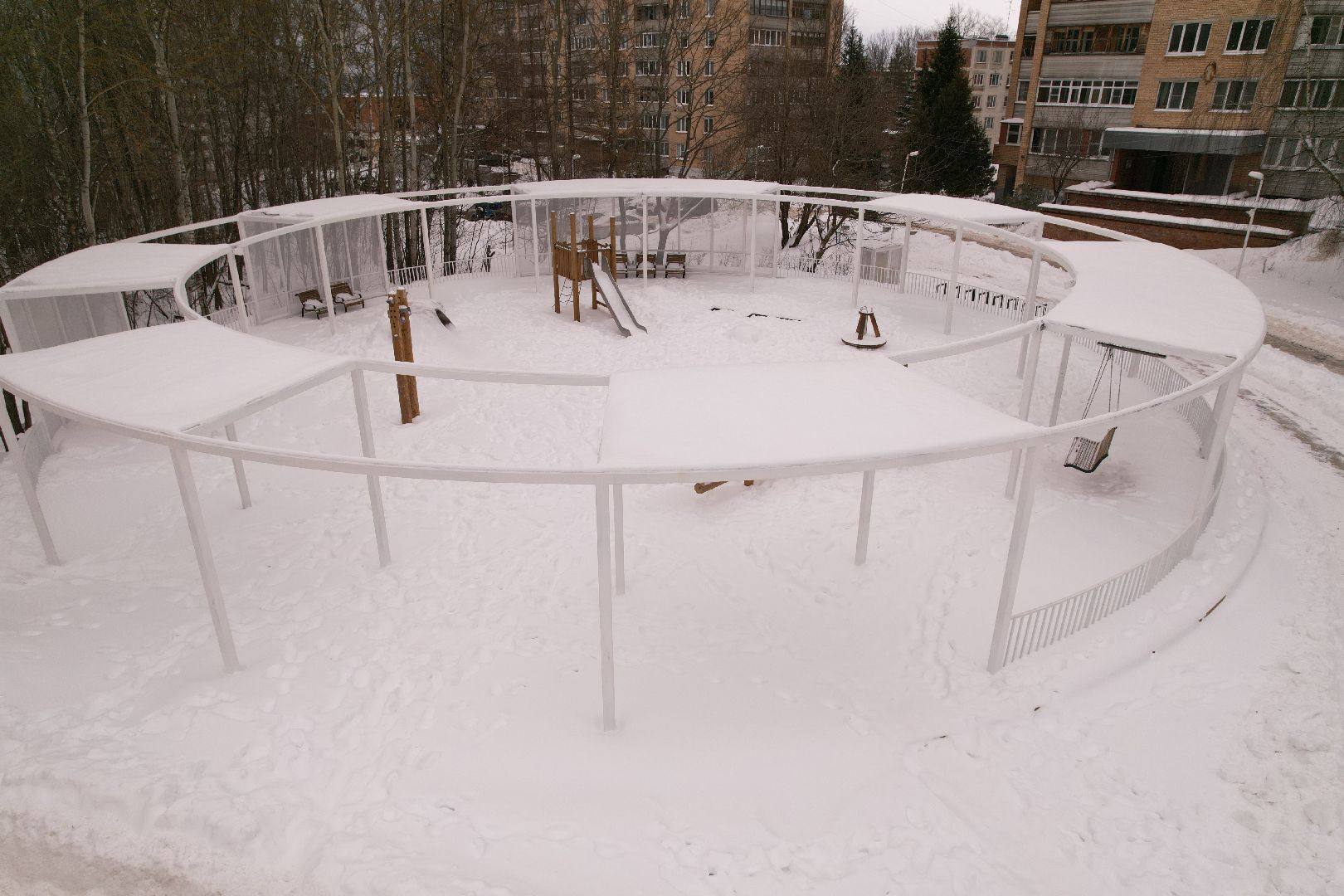 видео с коптера, пущино, таблетка,