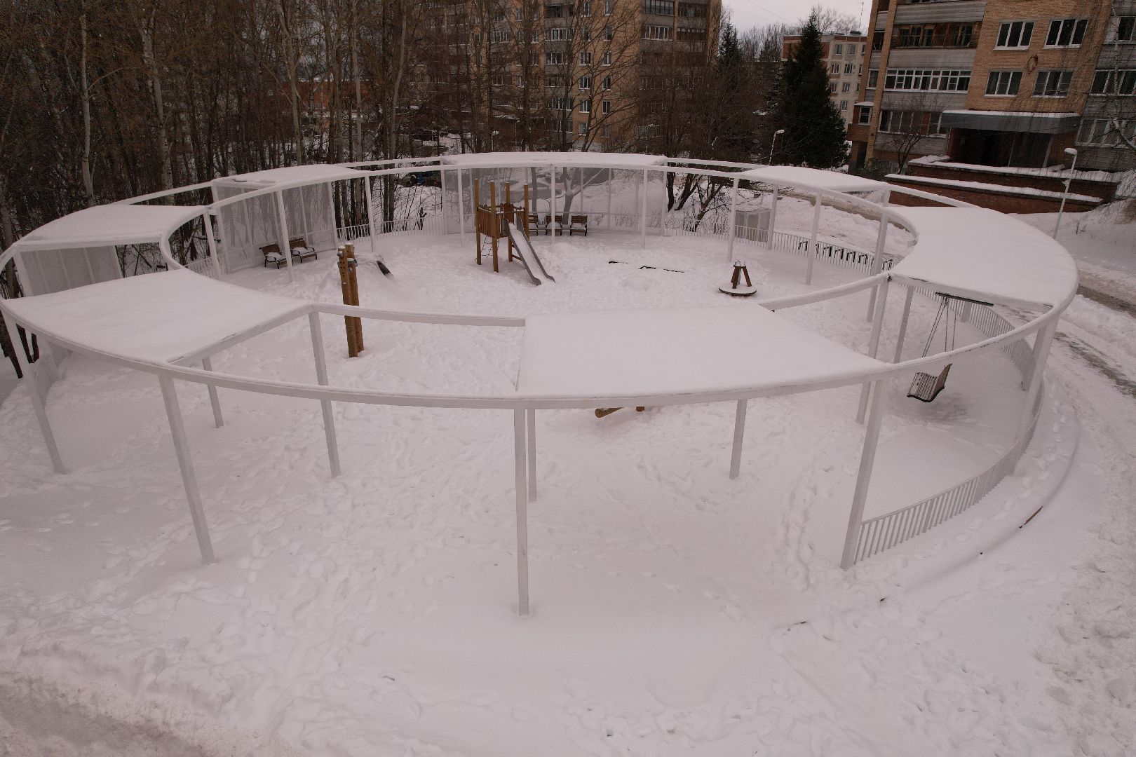 видео с коптера, пущино, таблетка,