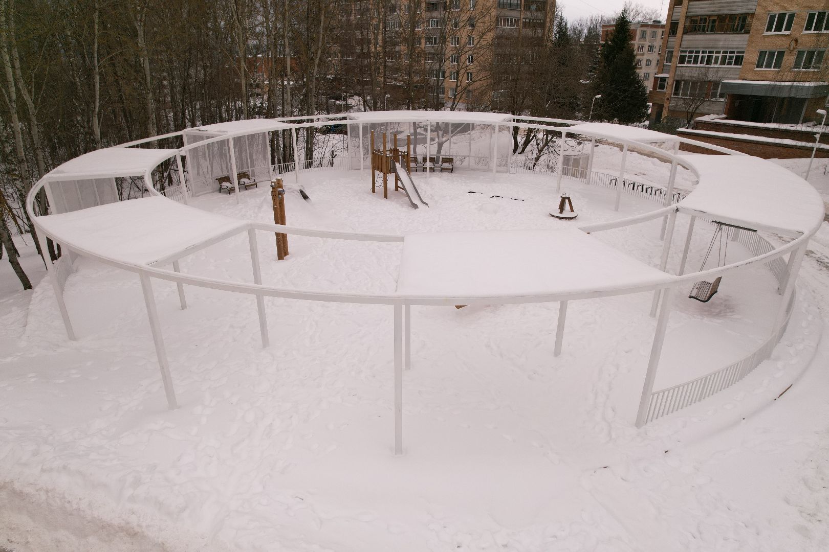 видео с коптера, пущино, таблетка,