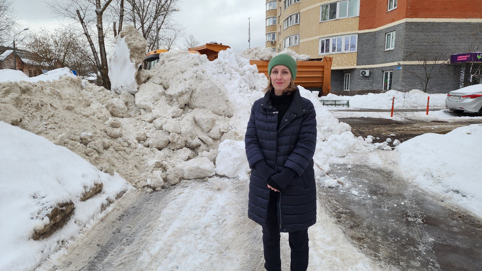 подмосквье, Городской округ Пушкинский, ивантеевка, уборка дворов, уборка дорог, снег, благоуйстройство,
