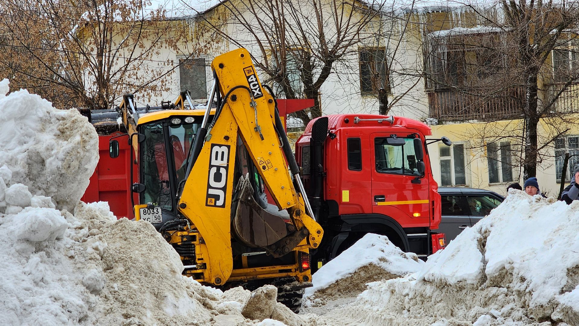 подмосквье, Городской округ Пушкинский, ивантеевка, уборка дворов, уборка дорог, снег, благоуйстройство,