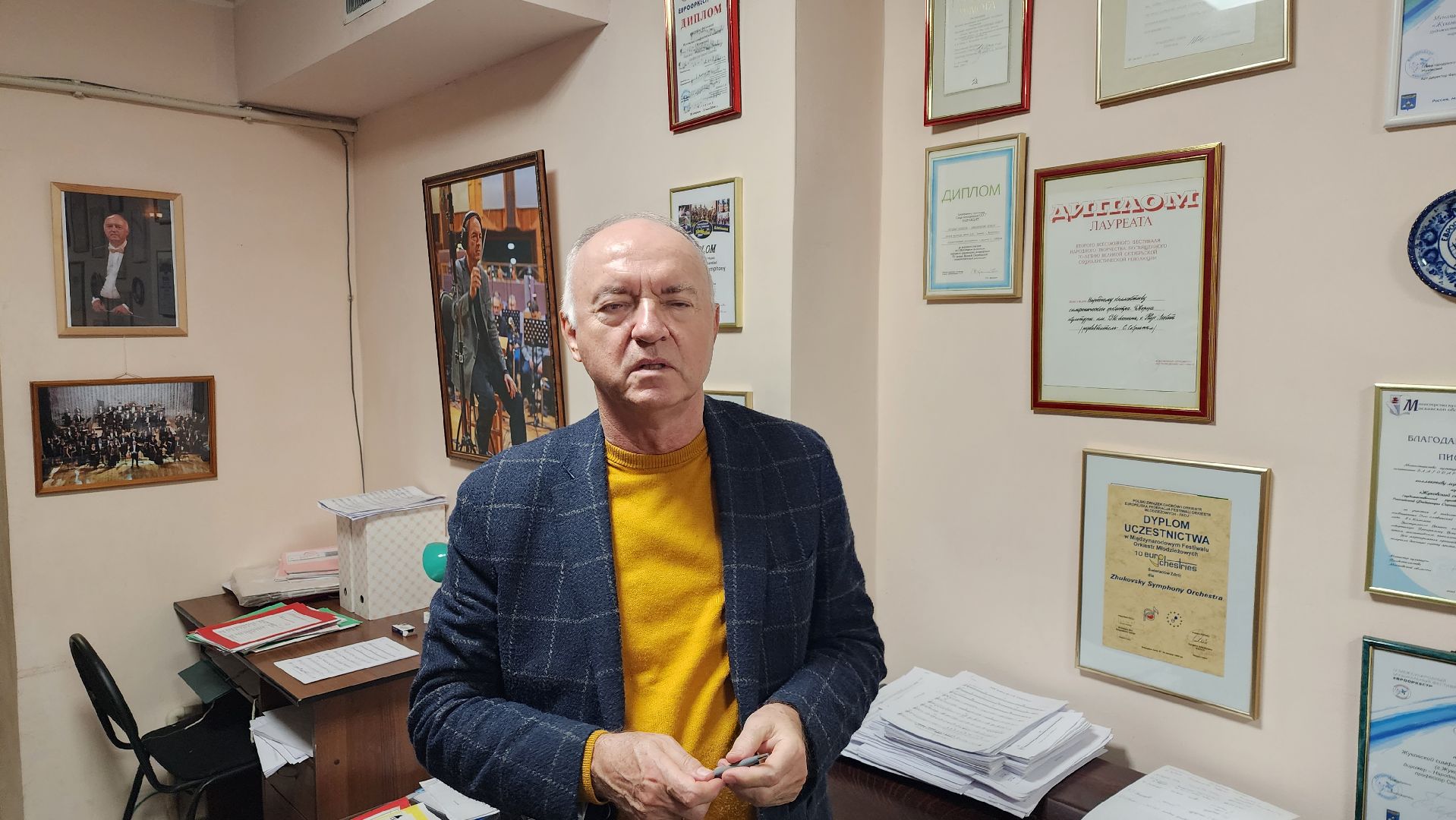 Сергей Скрипка, дирижер, интервью, симфонический оркестр, музыка,