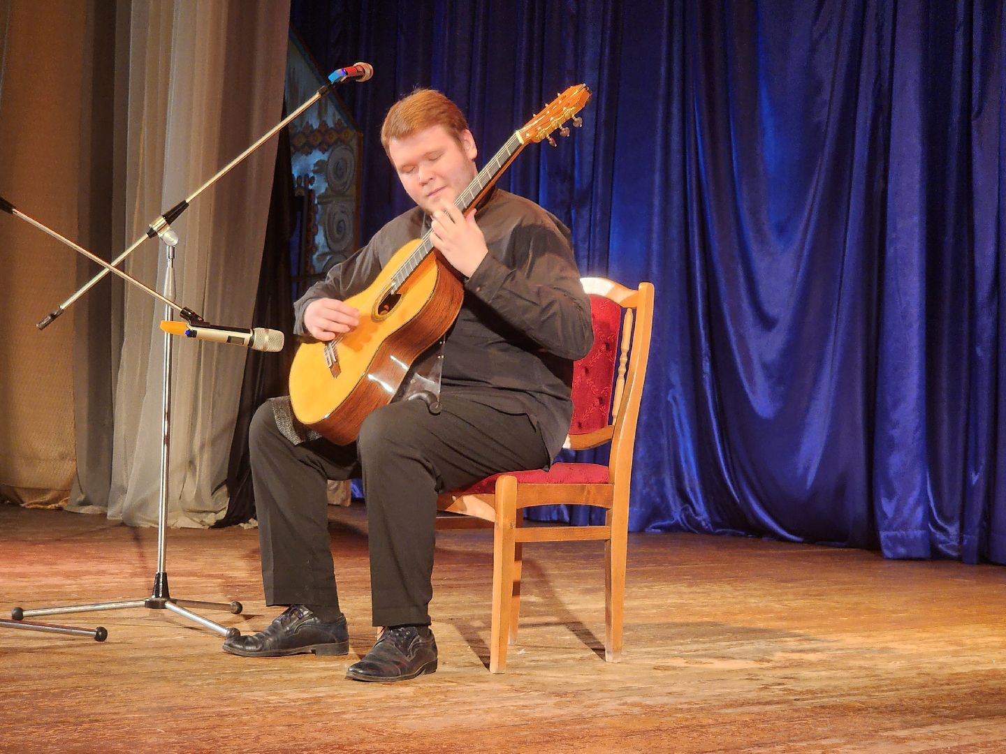 концерт классической музыки, гитара,