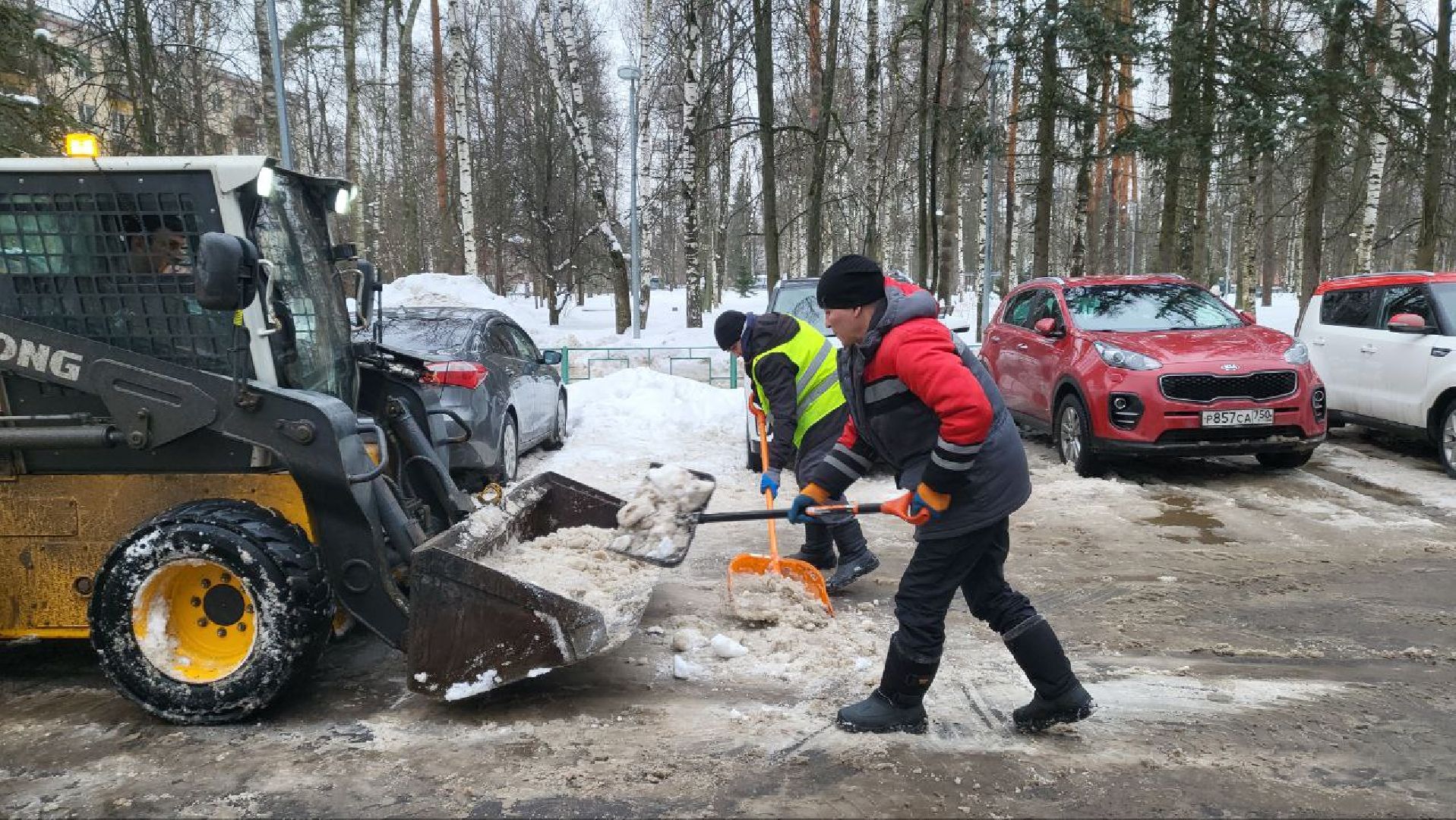 Власиха, Уборка дорог, Вывоз снега,