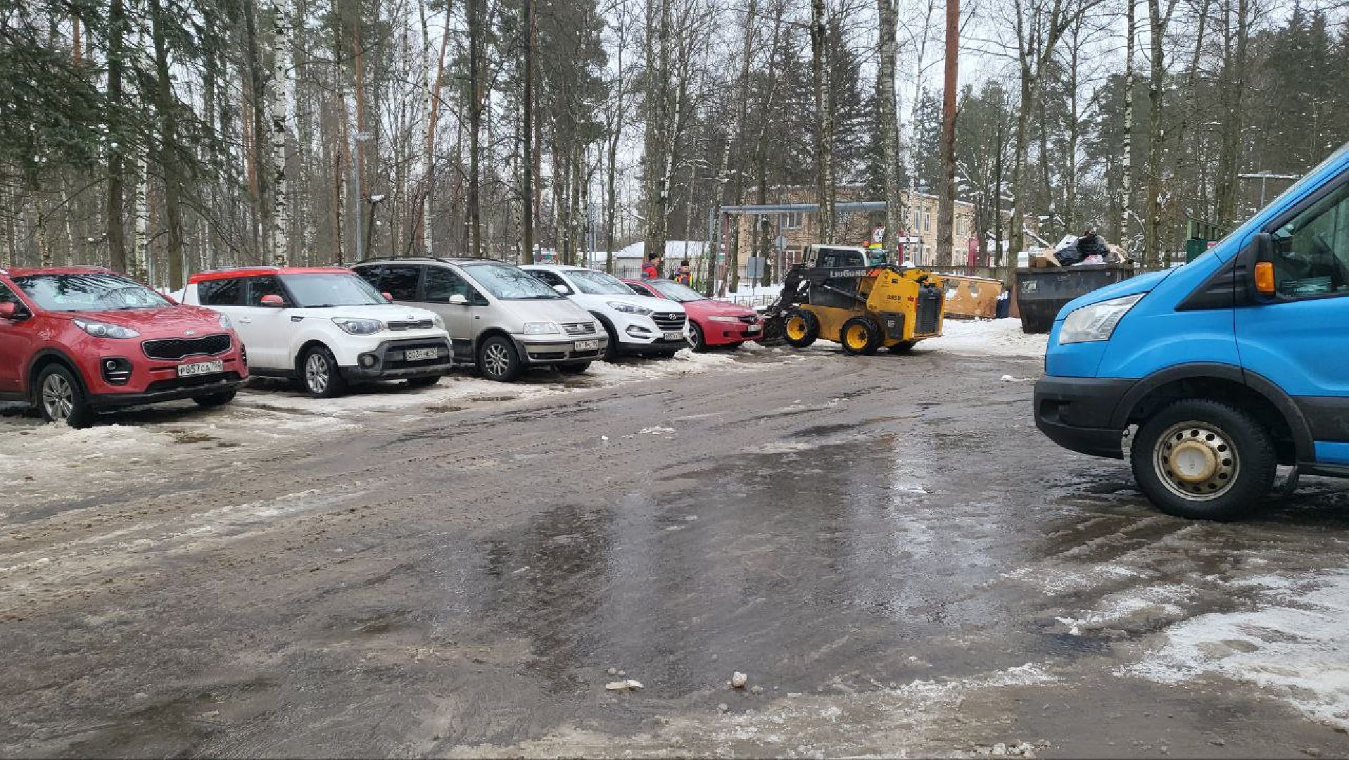 Власиха, Уборка дорог, Вывоз снега,