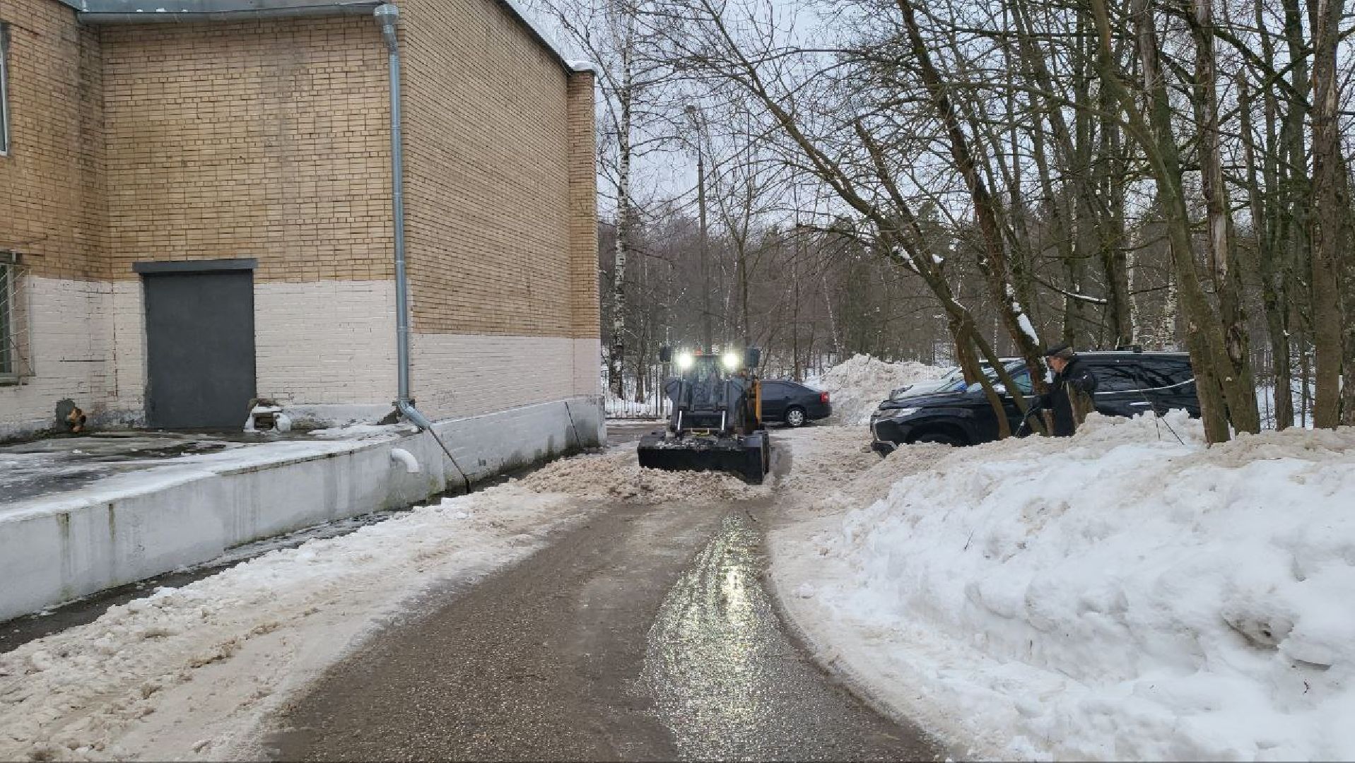 Власиха, Уборка дорог, Вывоз снега,