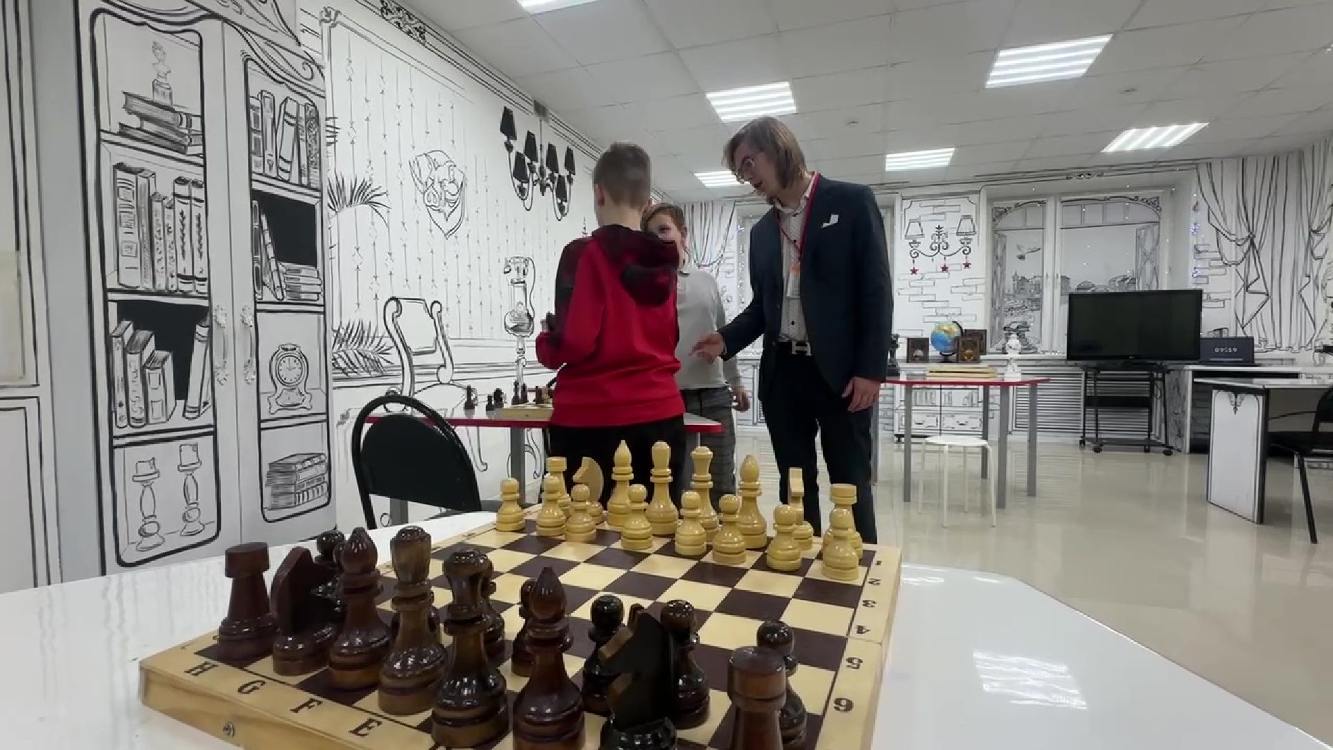 Реутов, шахматы, библиотека, игра, шах и мат,