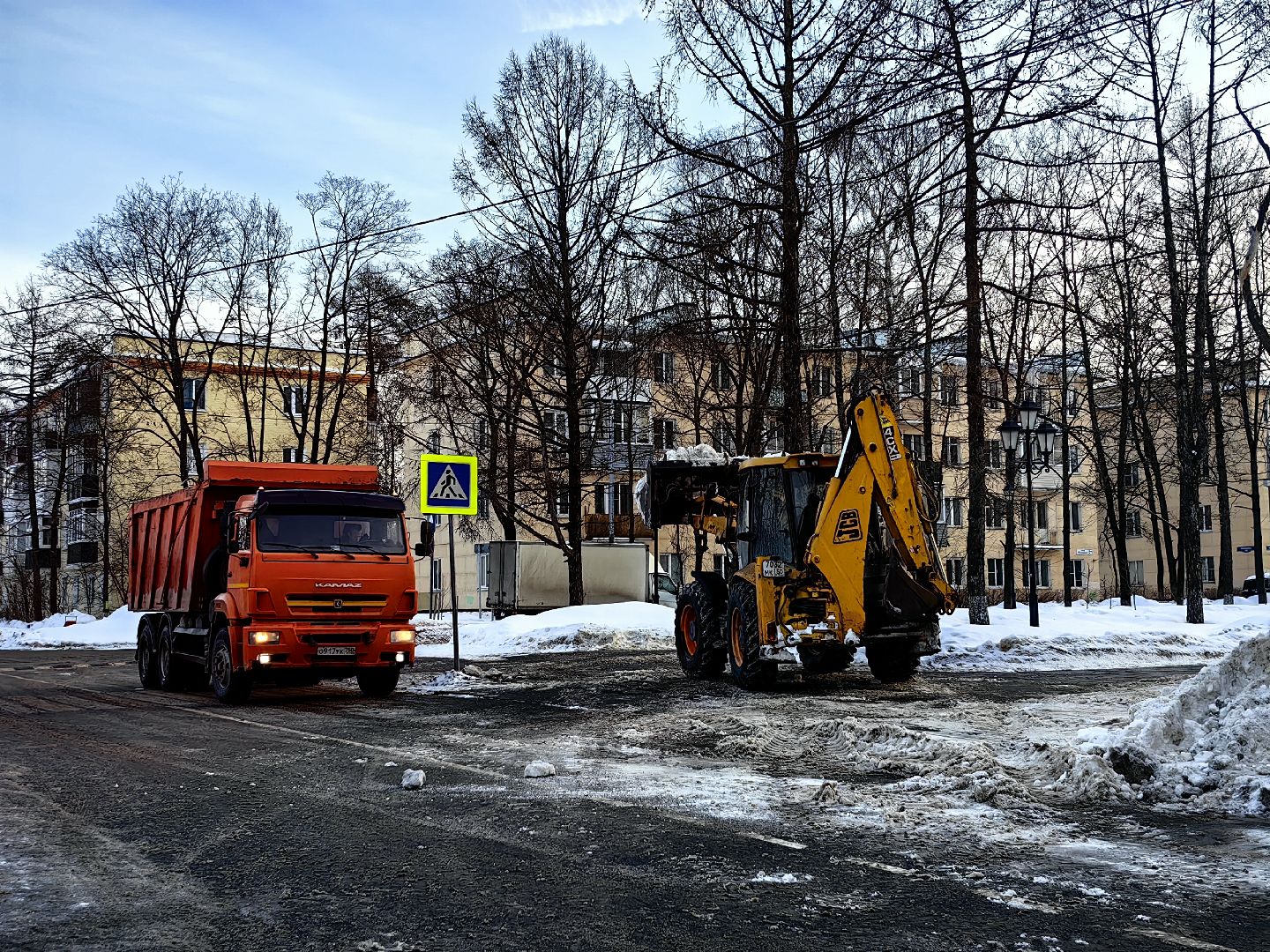 снегопад, непогода, уборка улиц, техника,
