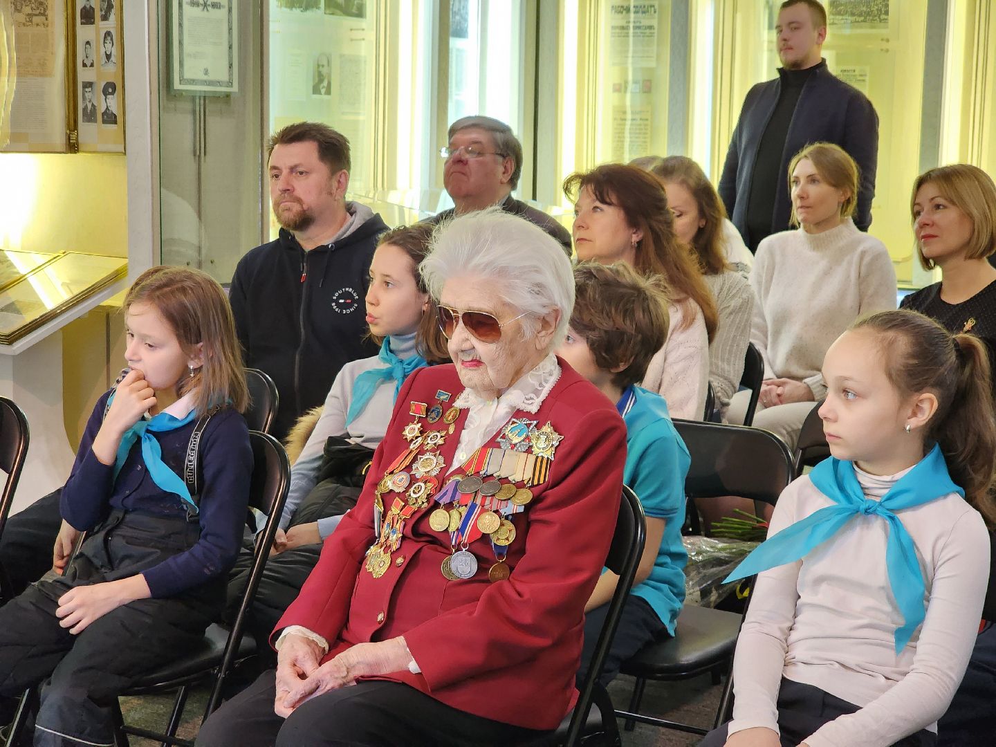 подольск, ветеран ВОВ, Рохлина, школьники, патриотизм,