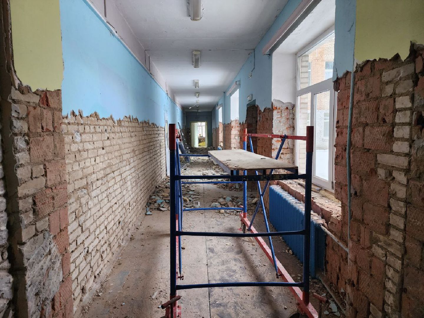 Солнечногорск, Ремонт школы, Работы, Ученики, Школа,