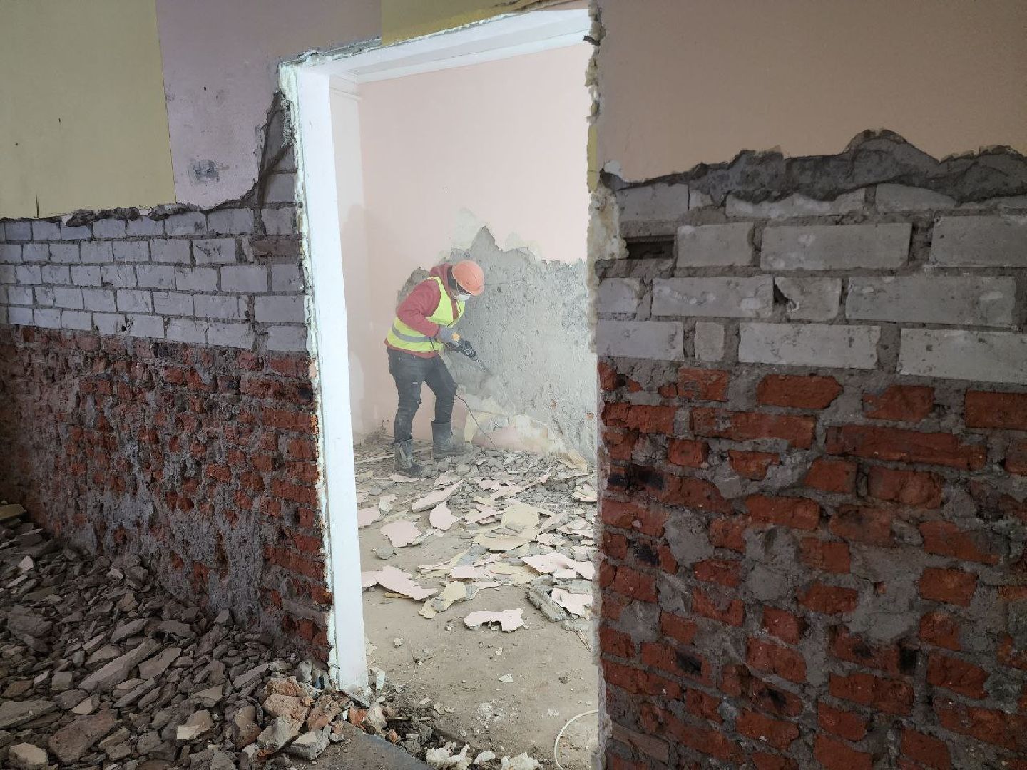 Солнечногорск, Ремонт школы, Работы, Ученики, Школа,