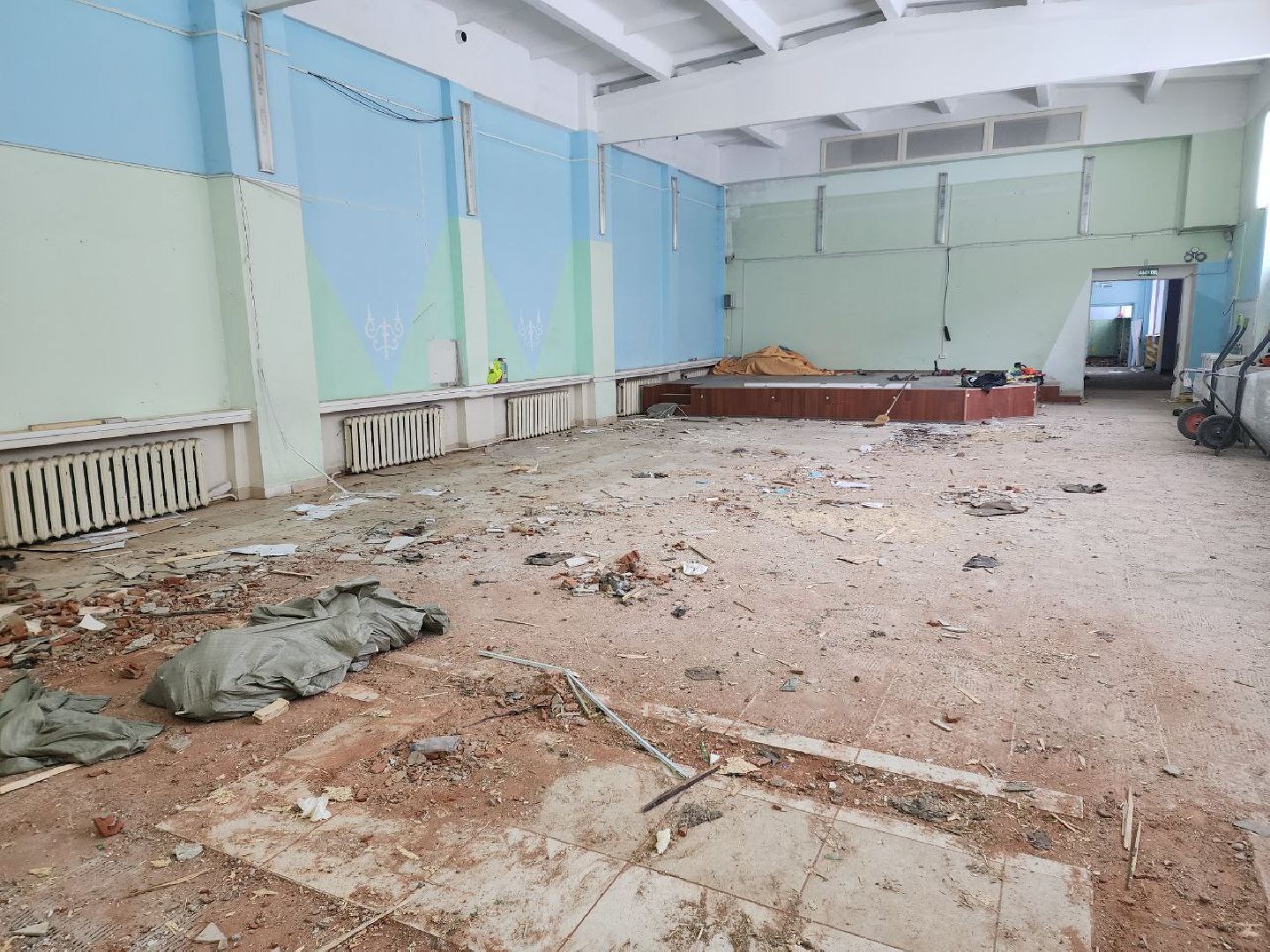 Солнечногорск, Ремонт школы, Работы, Ученики, Школа,