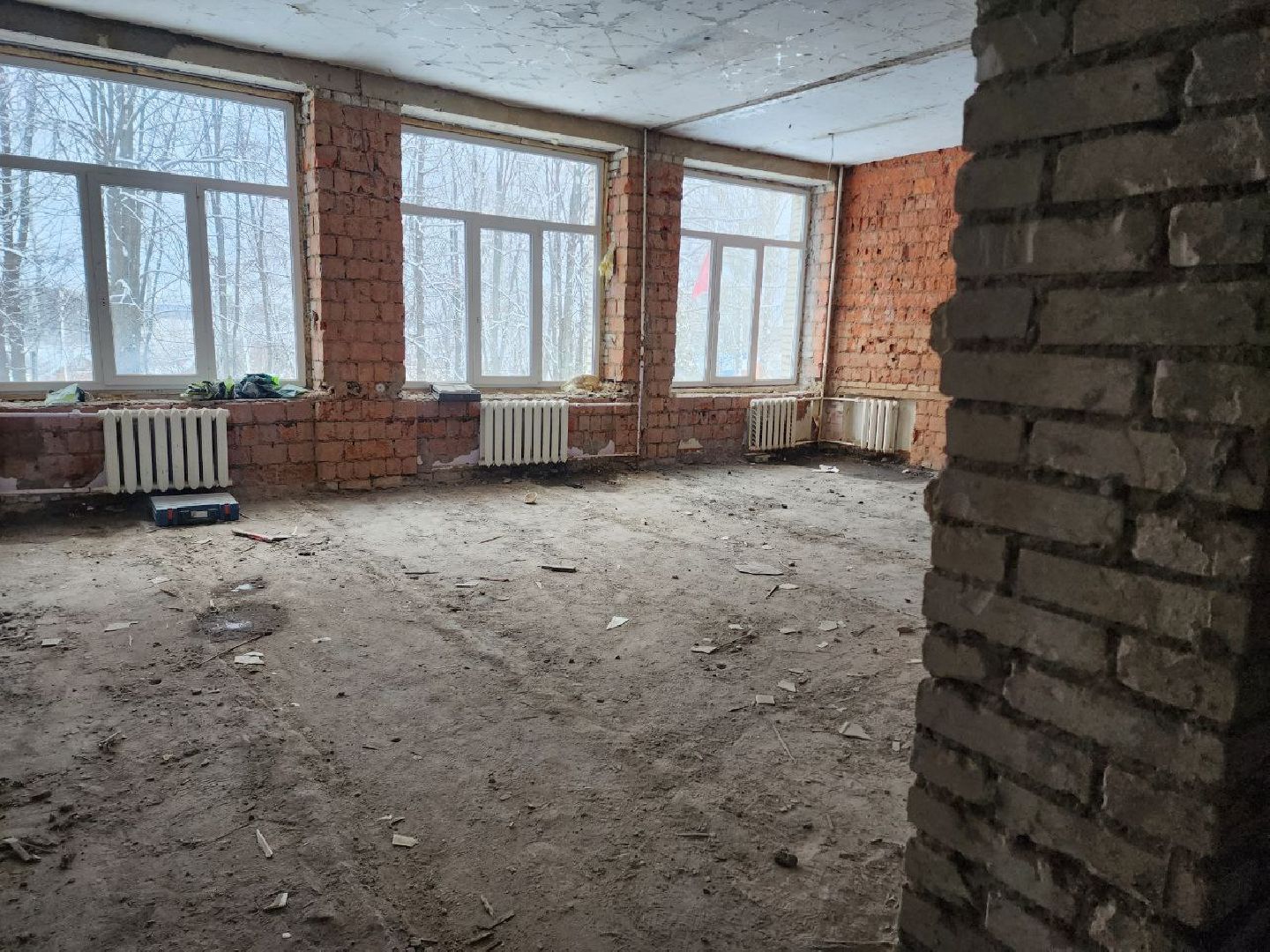 Солнечногорск, Ремонт школы, Работы, Ученики, Школа,