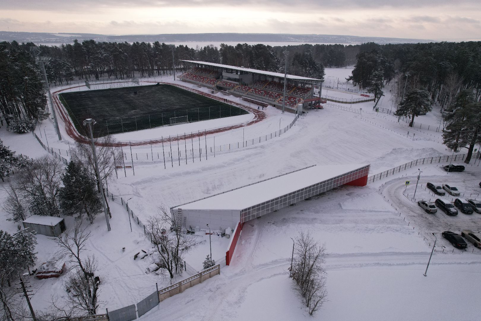 видео с коптера, стадион, спартак,