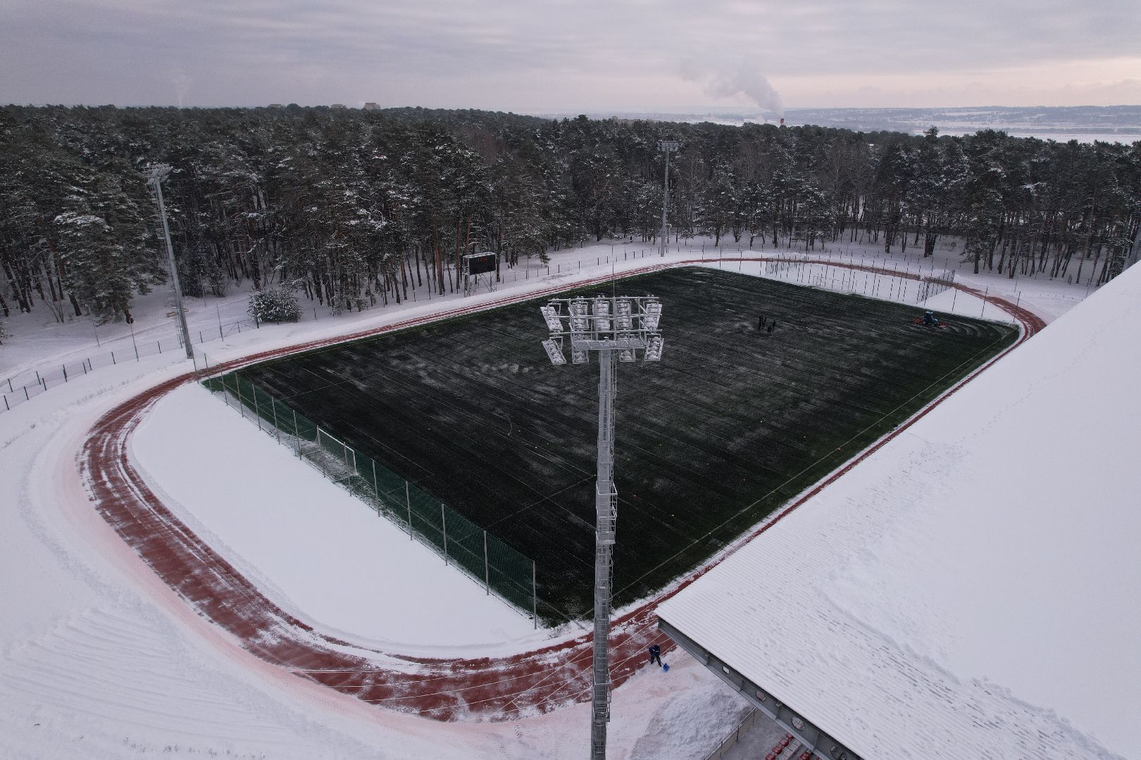 видео с коптера, стадион, спартак,