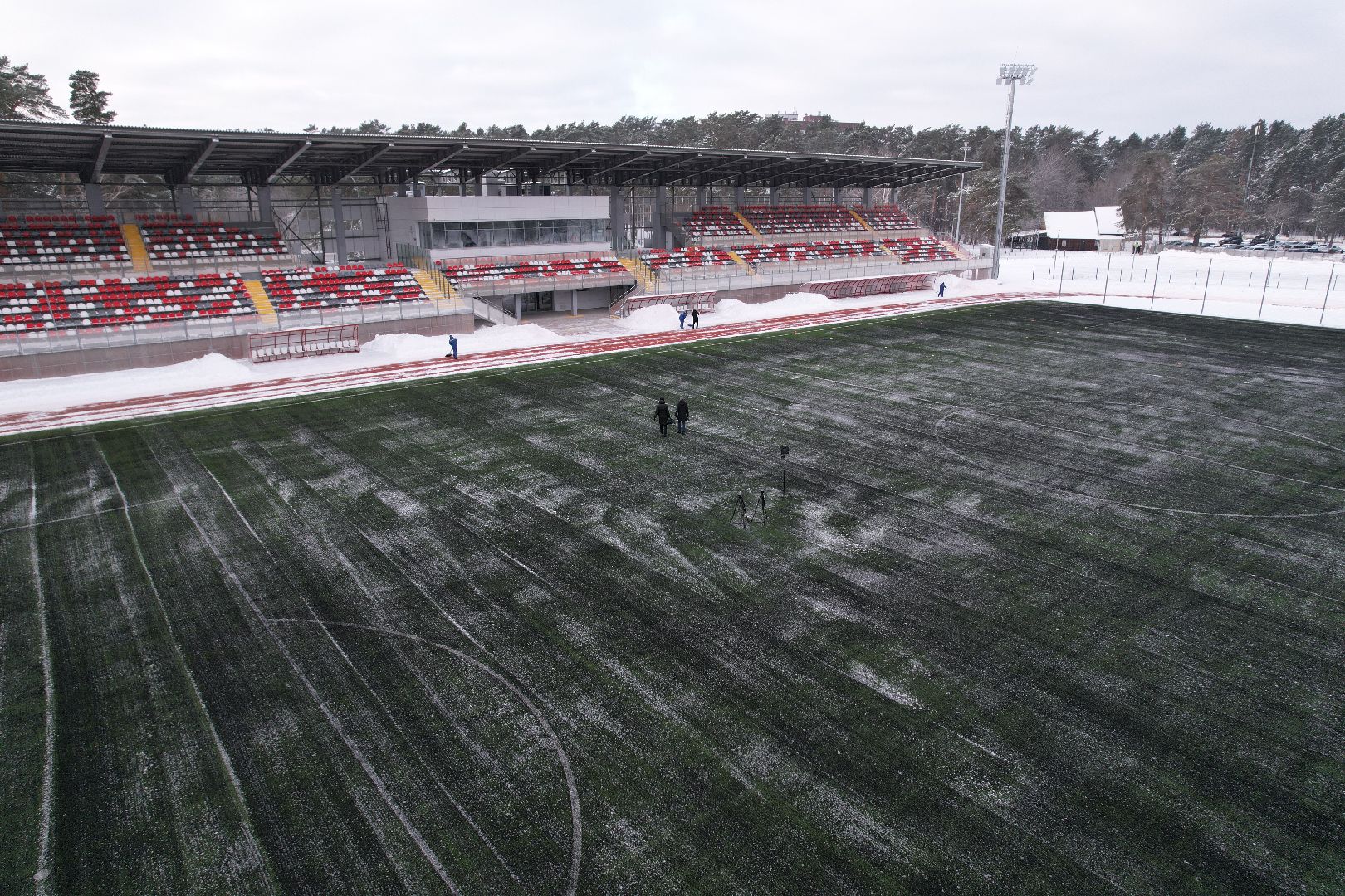 видео с коптера, стадион, спартак,