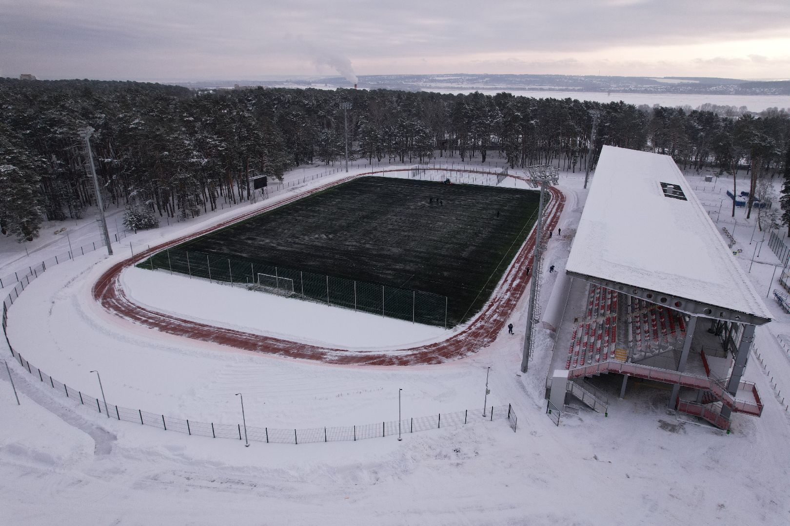 видео с коптера, стадион, спартак,