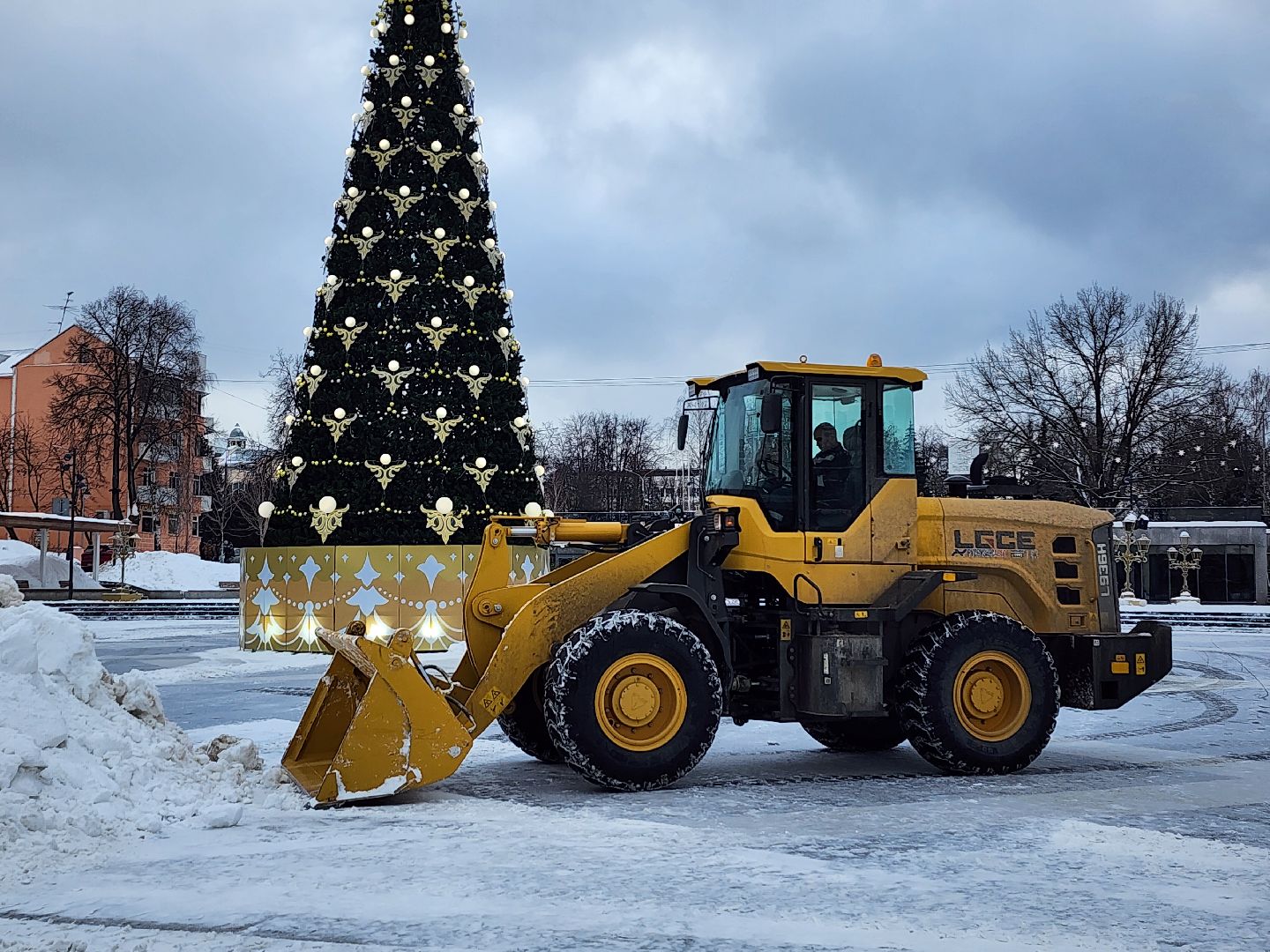 уборка снега, ЖКХ, коммунальные службы, Ногинск, Богородский городской округ,