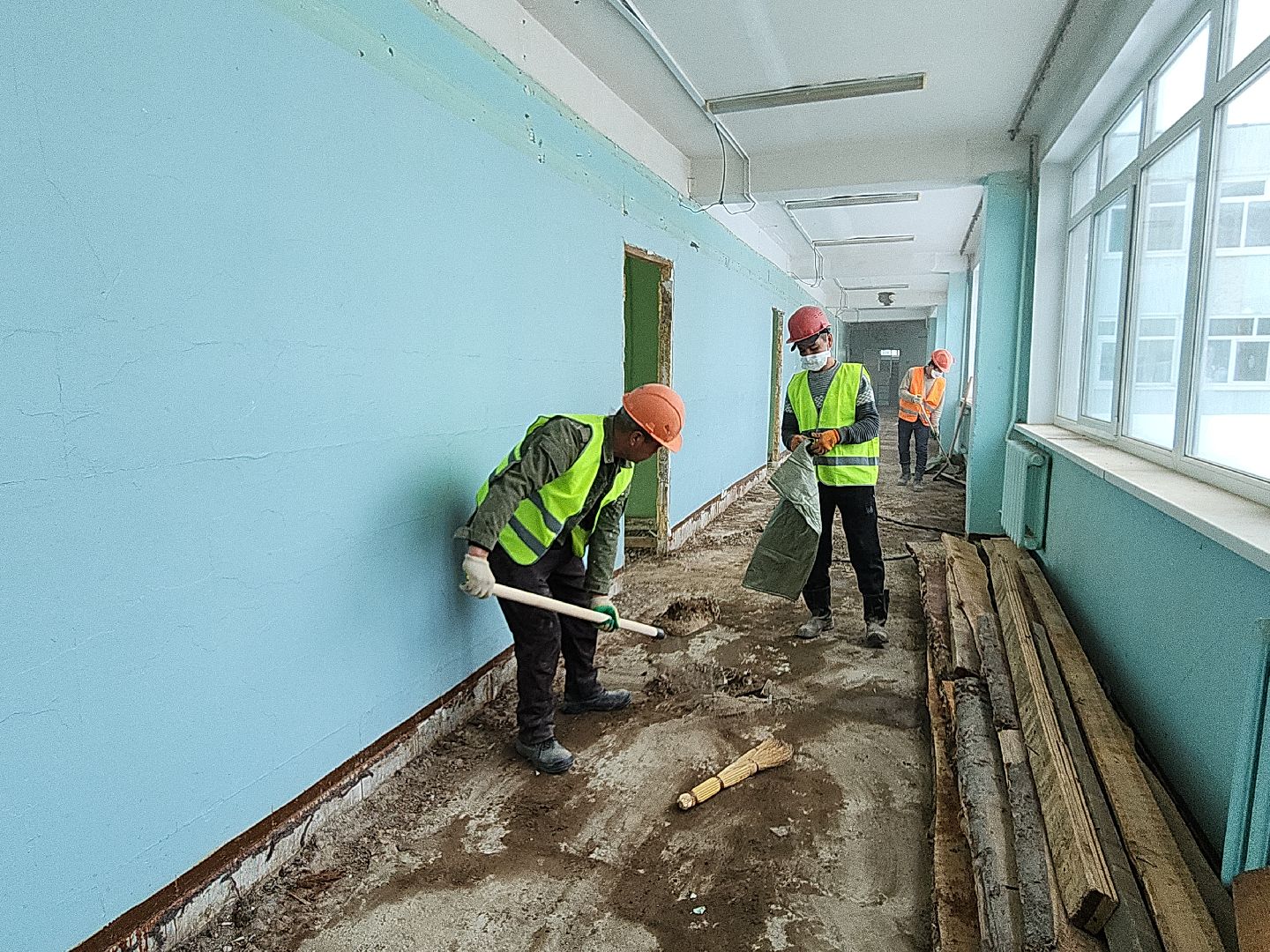 луховицы, школа, капитальный ремонт школы,