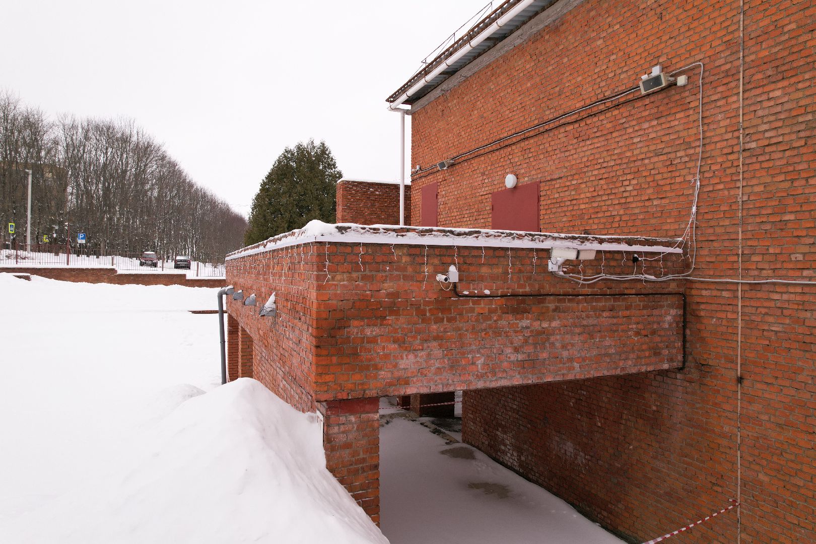 видео с коптера, школа, пущино,