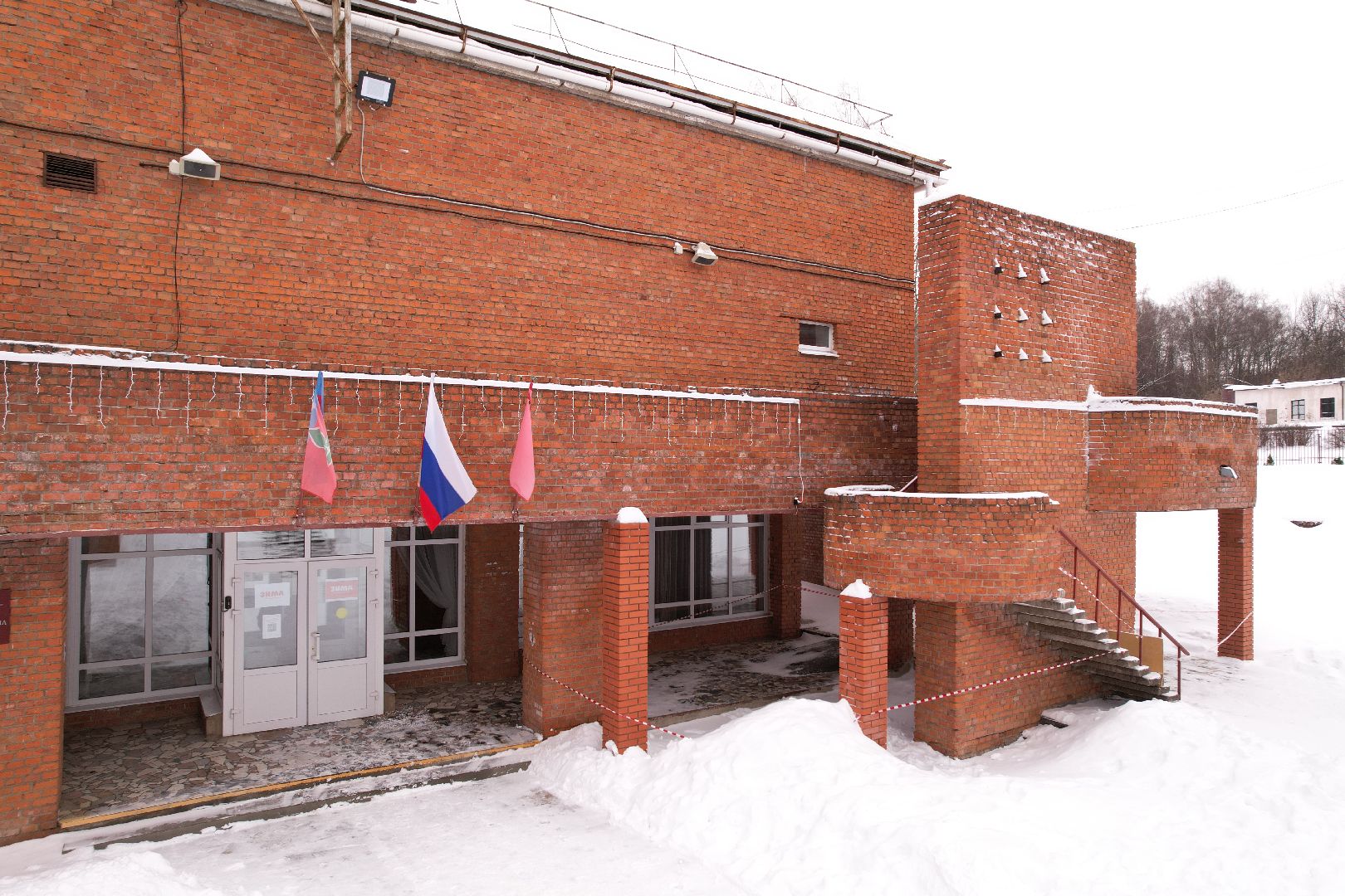 видео с коптера, школа, пущино,