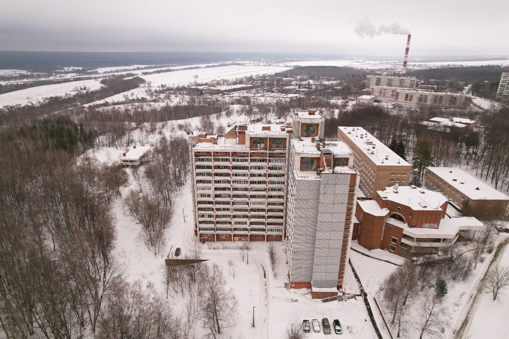 видео с коптера, дом, пущино,