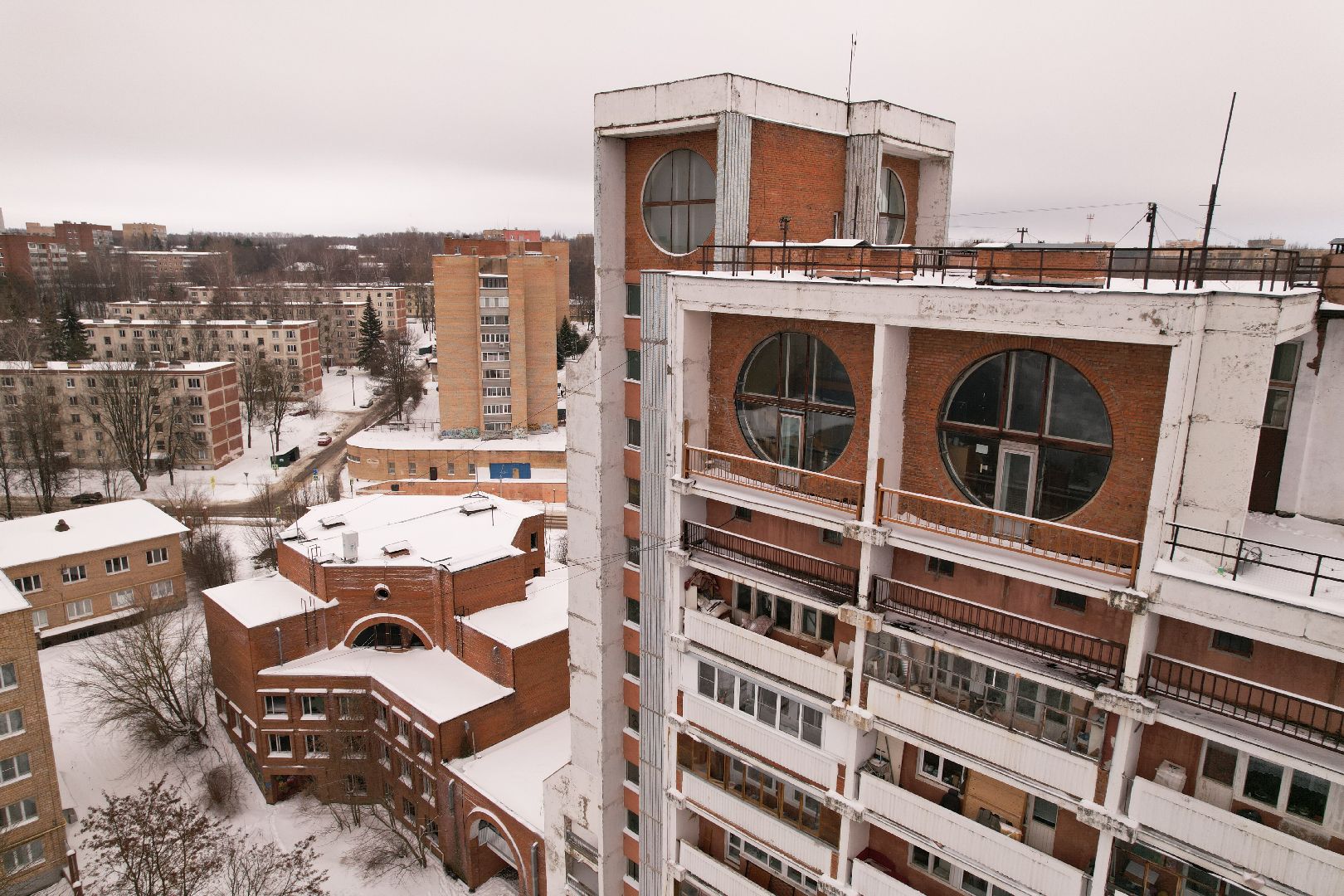 видео с коптера, дом, пущино,
