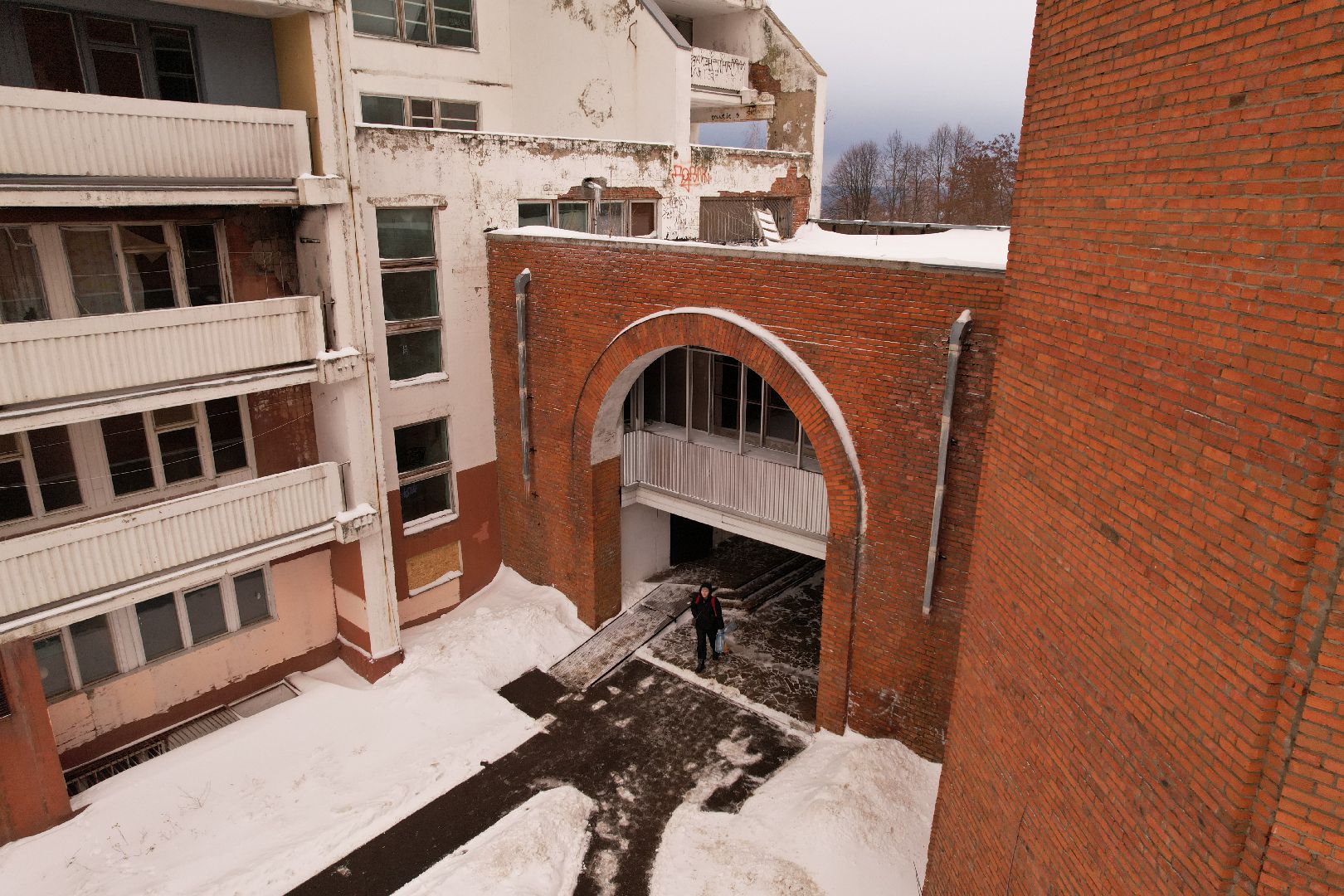 видео с коптера, дом, пущино,