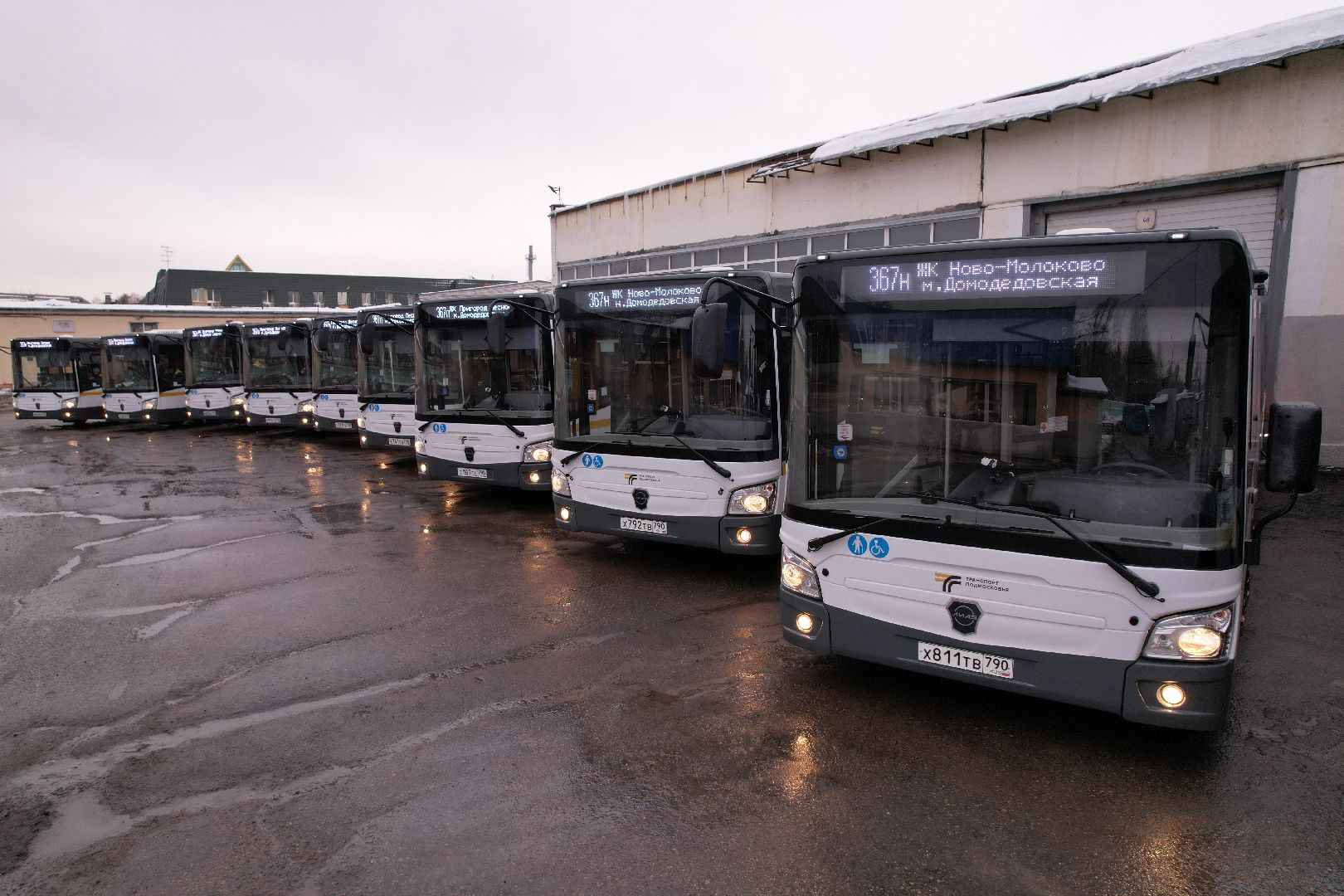 видео с коптера, автобус,