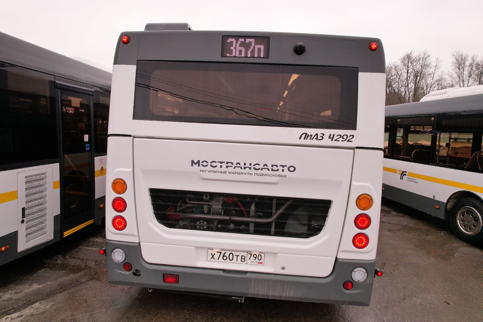 видео с коптера, автобус,