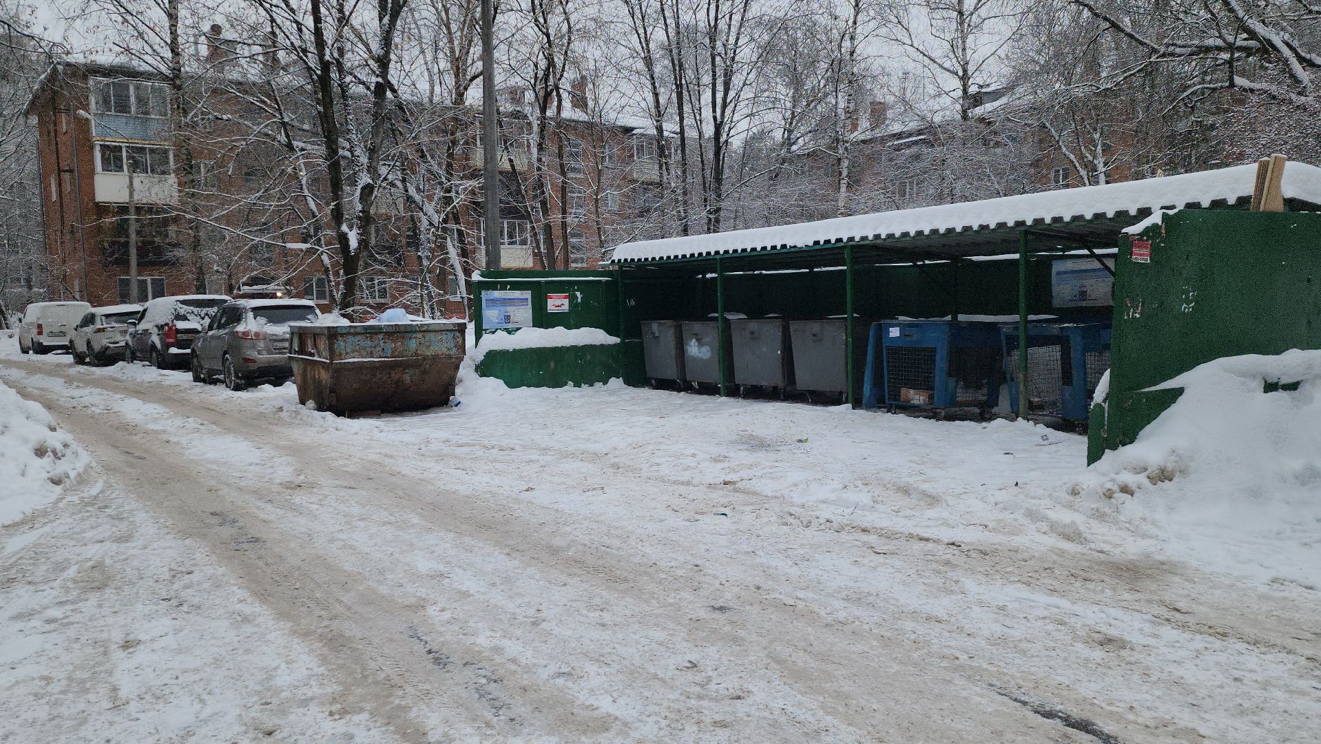 парковка, ограничение, контейнерная площадка, ЭкоЛайн Воскресенск, знаки,