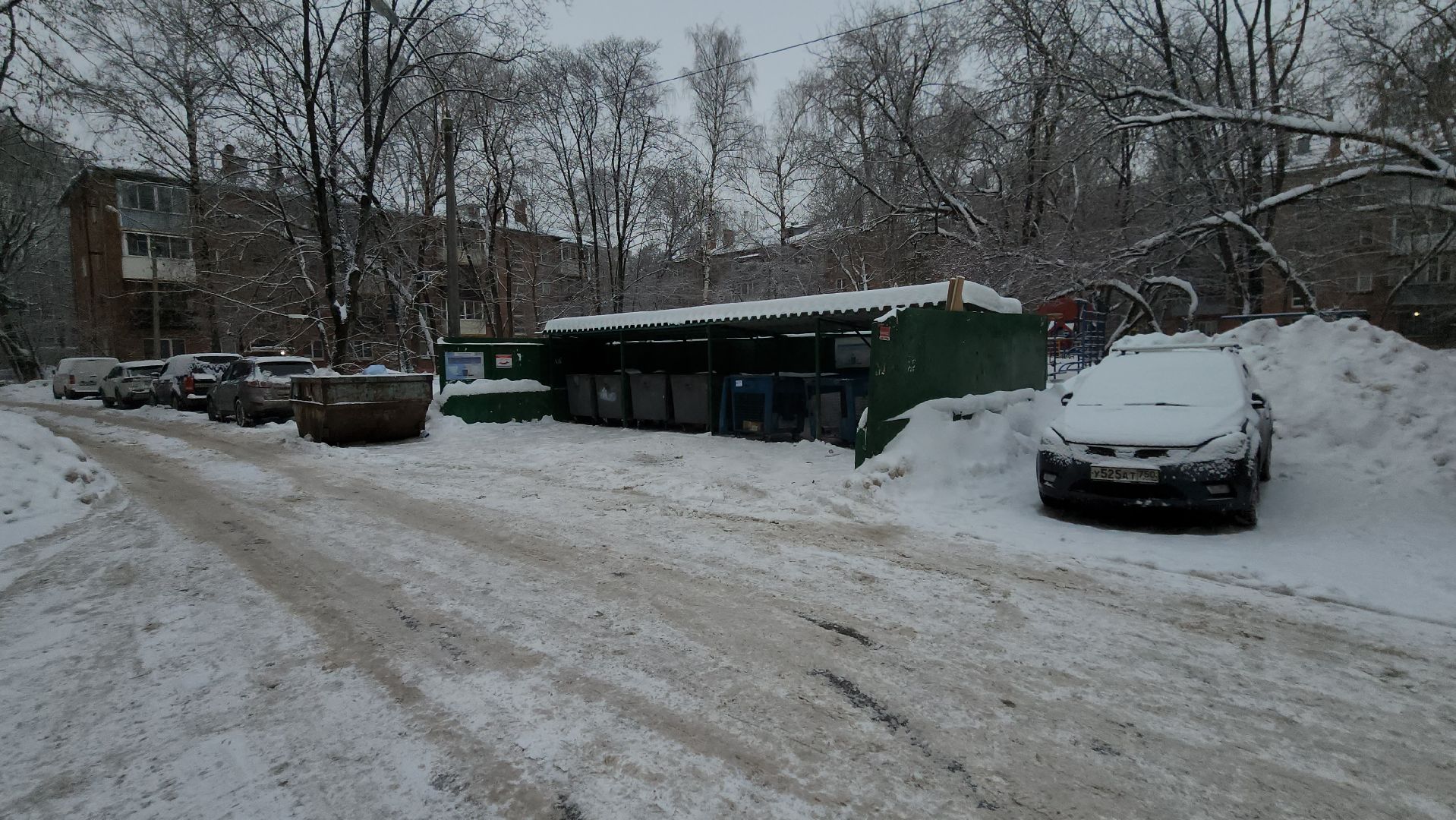 парковка, ограничение, контейнерная площадка, ЭкоЛайн Воскресенск, знаки,