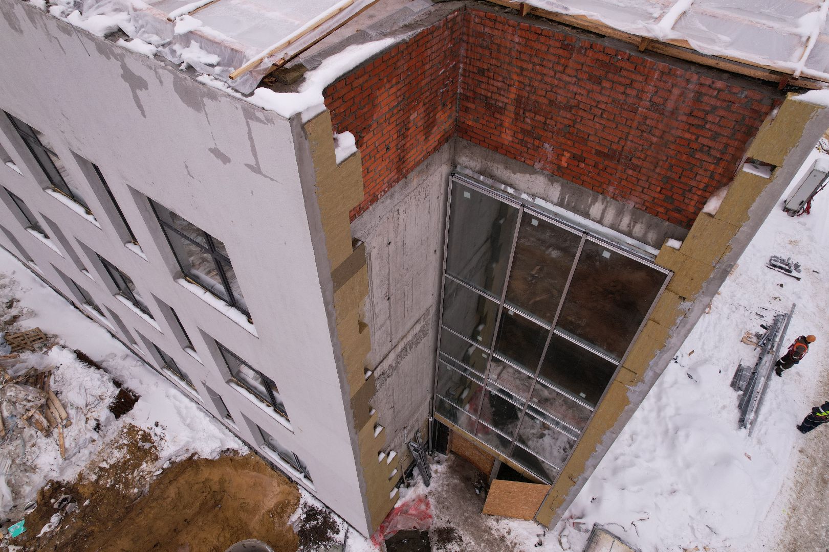 видео с коптера, детский сад,