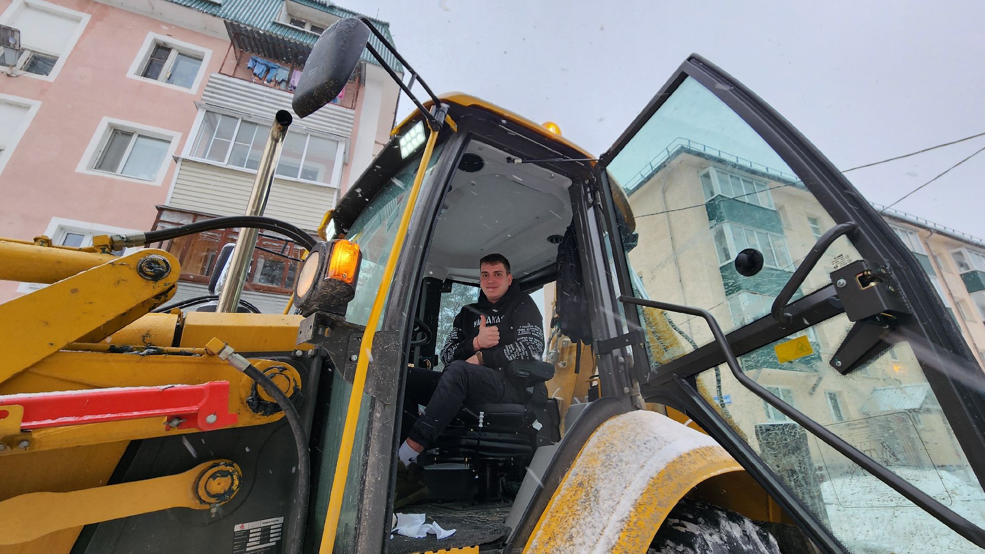 снег, протвино, благоустройство, комбинат благоустройства, циклон ольга,