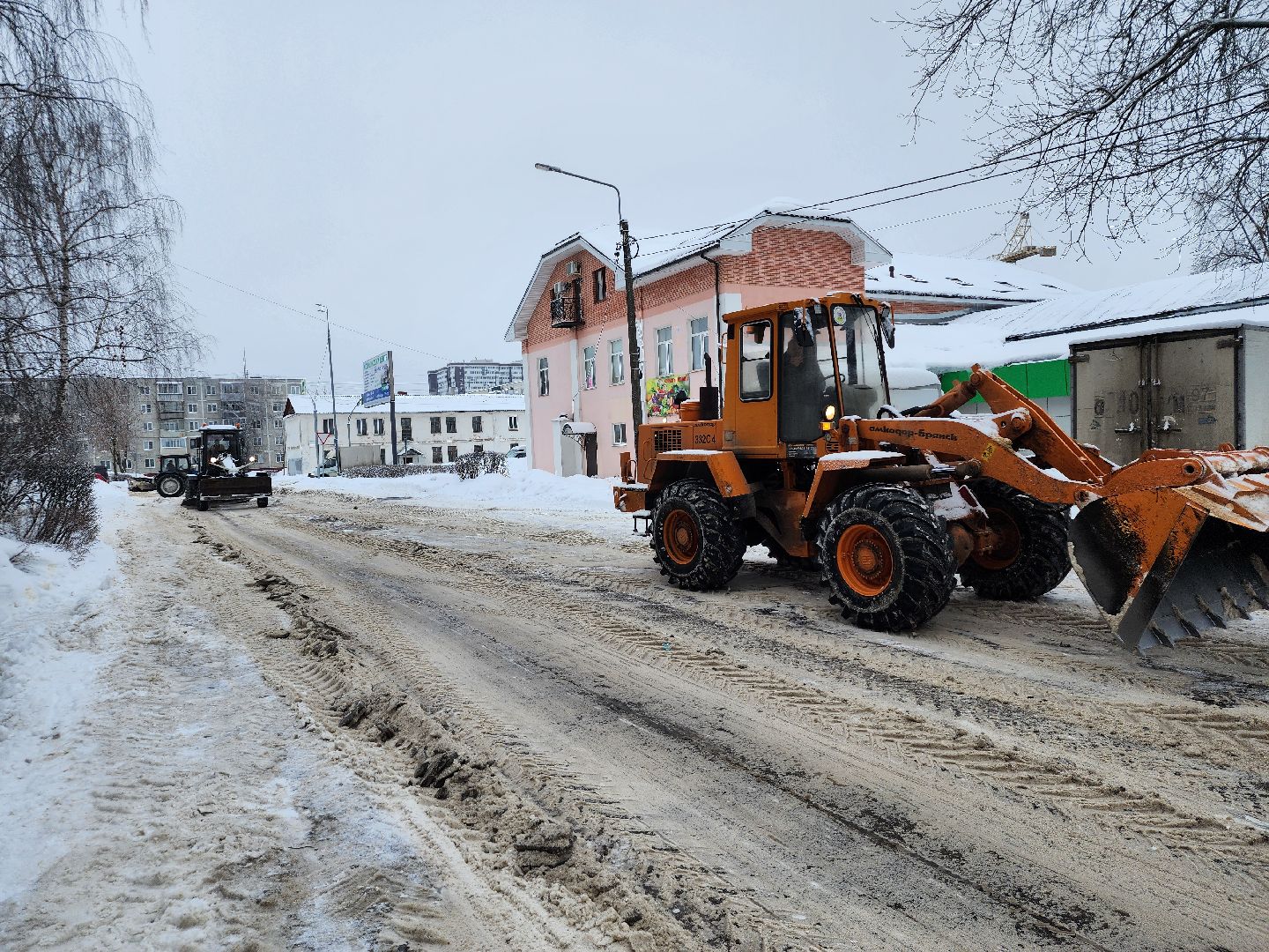 коммунальные службы, уборка снега, циклон, Старая Купавна, Богородский городской округ,