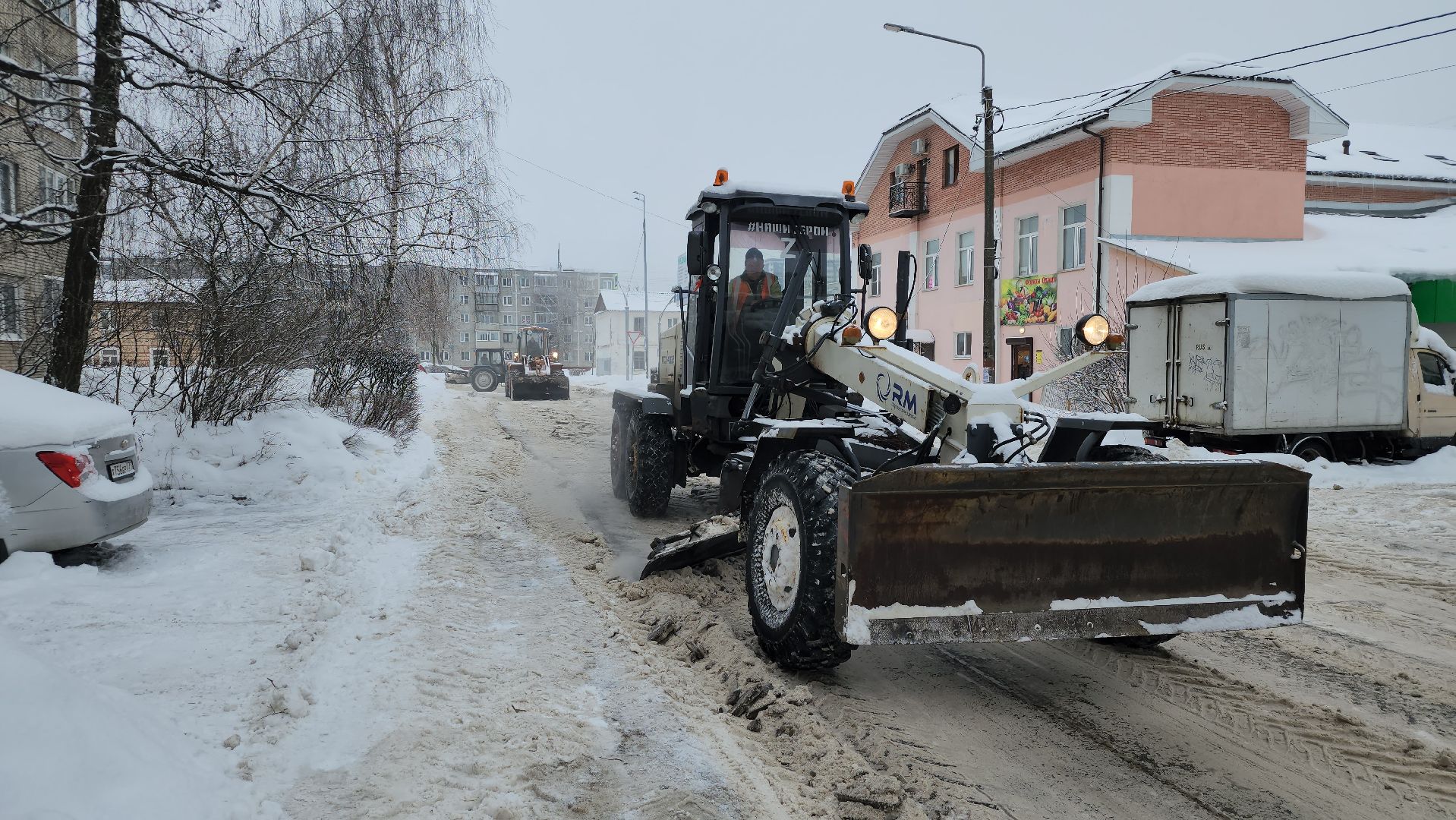 коммунальные службы, уборка снега, циклон, Старая Купавна, Богородский городской округ,