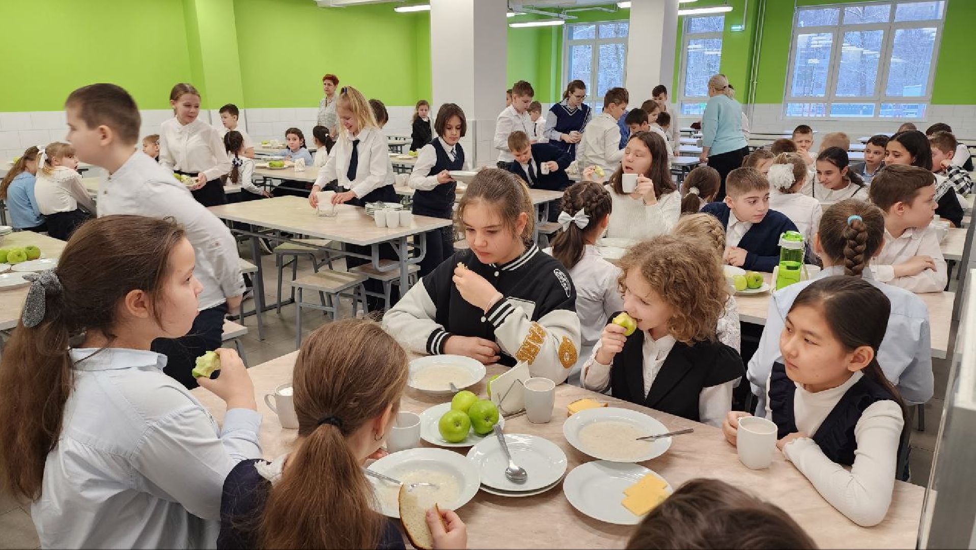 люберцы, глава городского округа люберцы владимир волков, школьное питание,