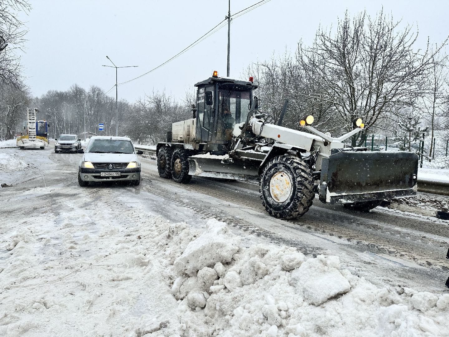 Снег, Циклон, уборка снега, наро-фоминск,