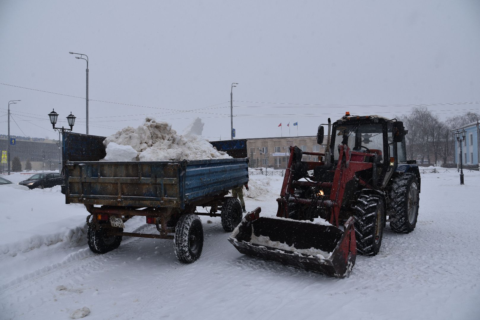 Лотошино, жкх, уборка снега,