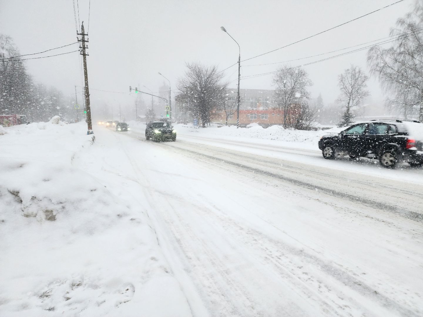 снегопад, циклон ольга, орехово зуево,