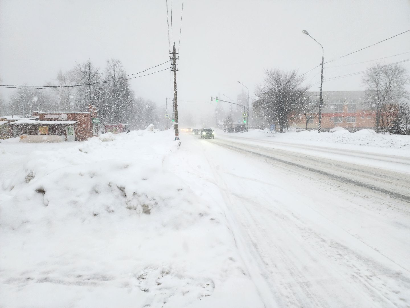 снегопад, циклон ольга, орехово зуево,