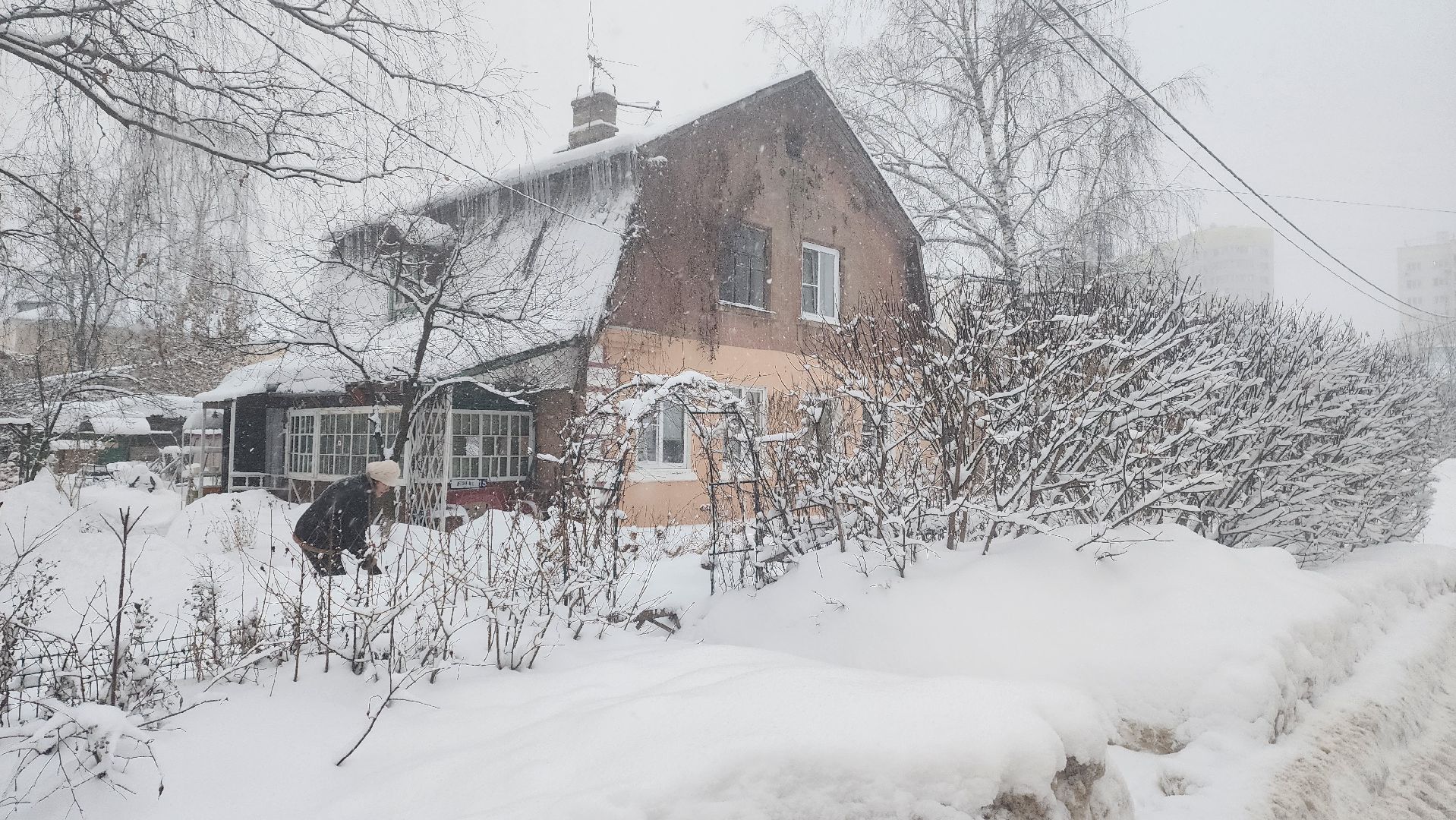 Подмосковье, Городской округ Пушкинский, циклон ольга, городское хозяйство ивантеевка, город это люди, общество, уборка снега,