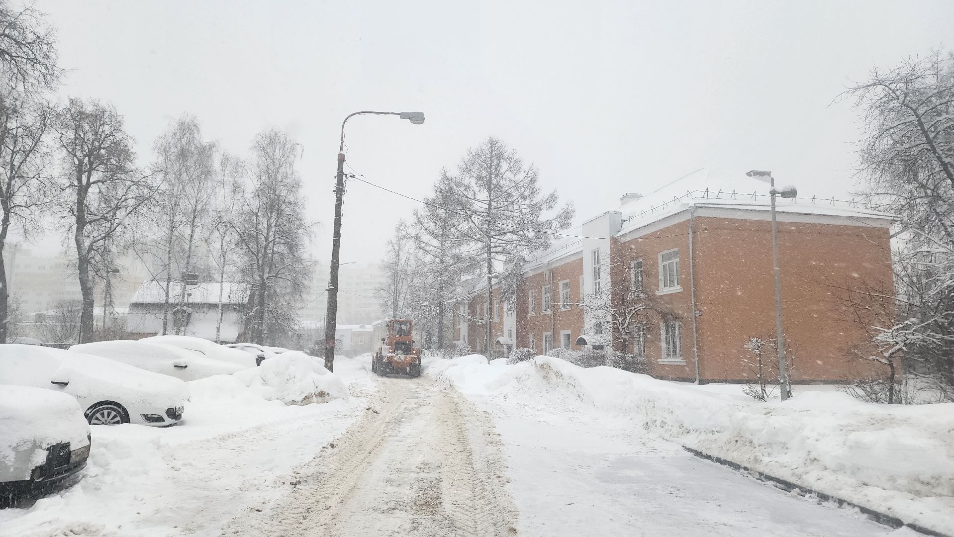Подмосковье, Городской округ Пушкинский, циклон ольга, городское хозяйство ивантеевка, город это люди, общество, уборка снега,