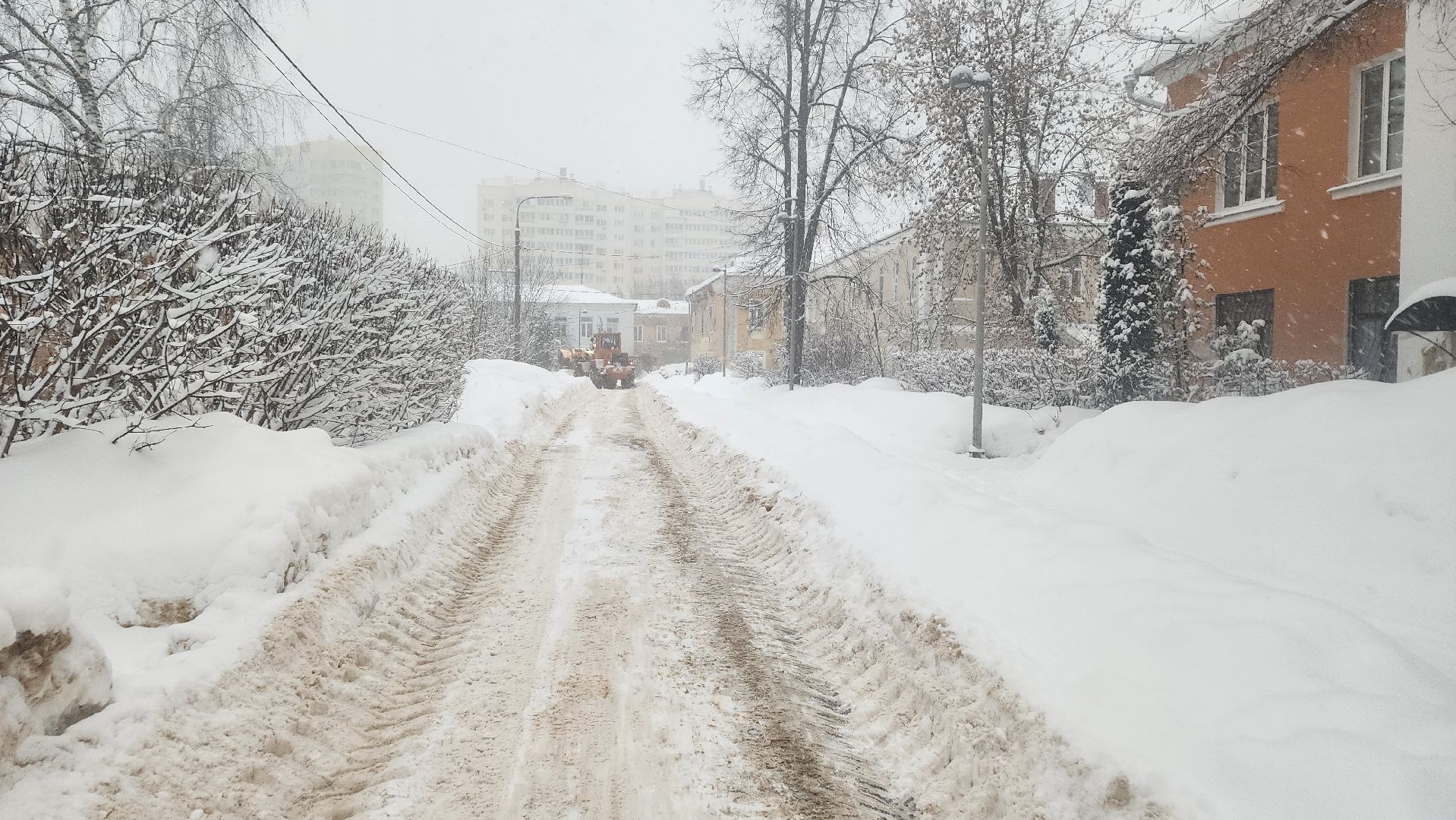 Подмосковье, Городской округ Пушкинский, циклон ольга, городское хозяйство ивантеевка, город это люди, общество, уборка снега,