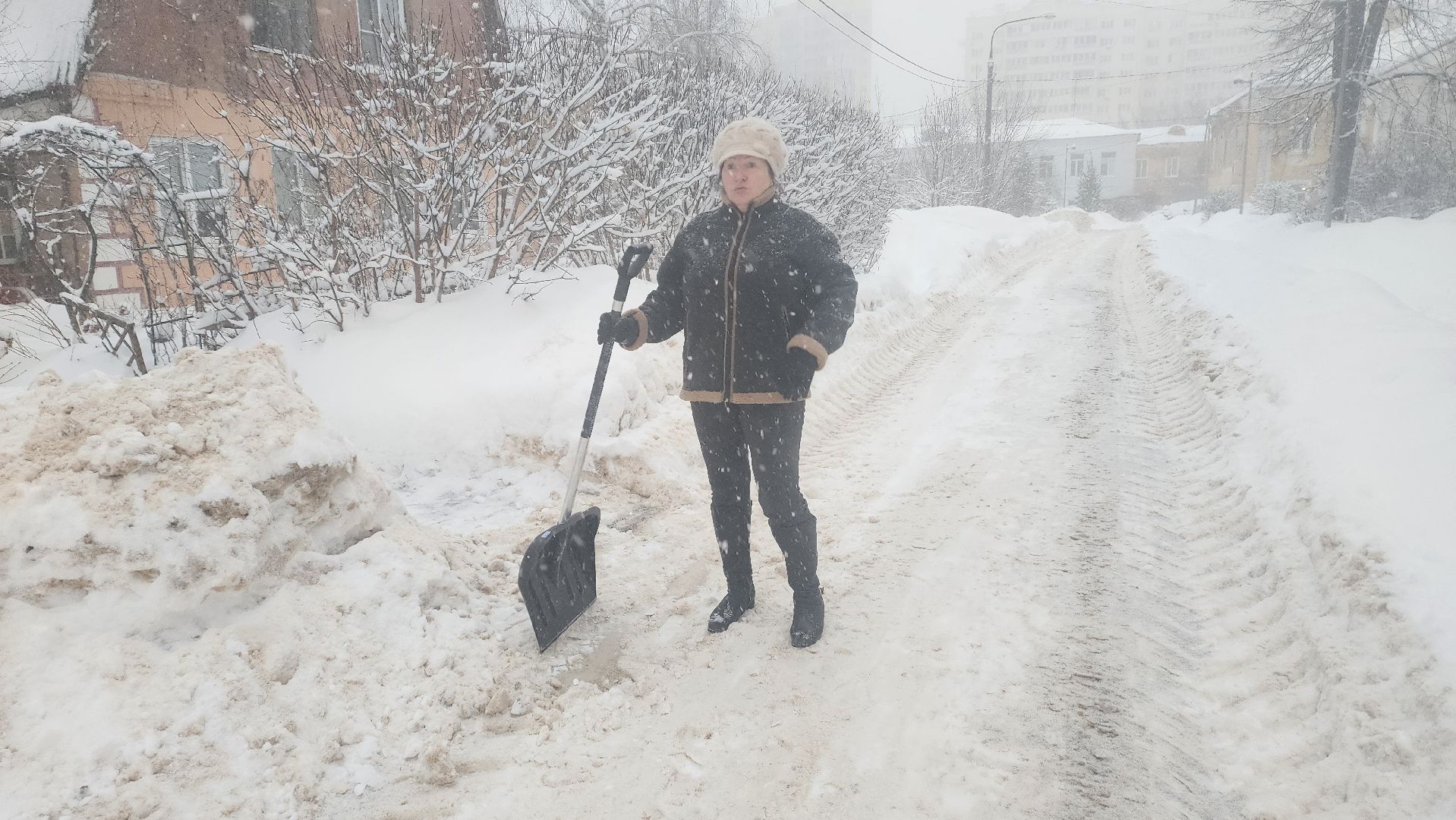 Подмосковье, Городской округ Пушкинский, циклон ольга, городское хозяйство ивантеевка, город это люди, общество, уборка снега,