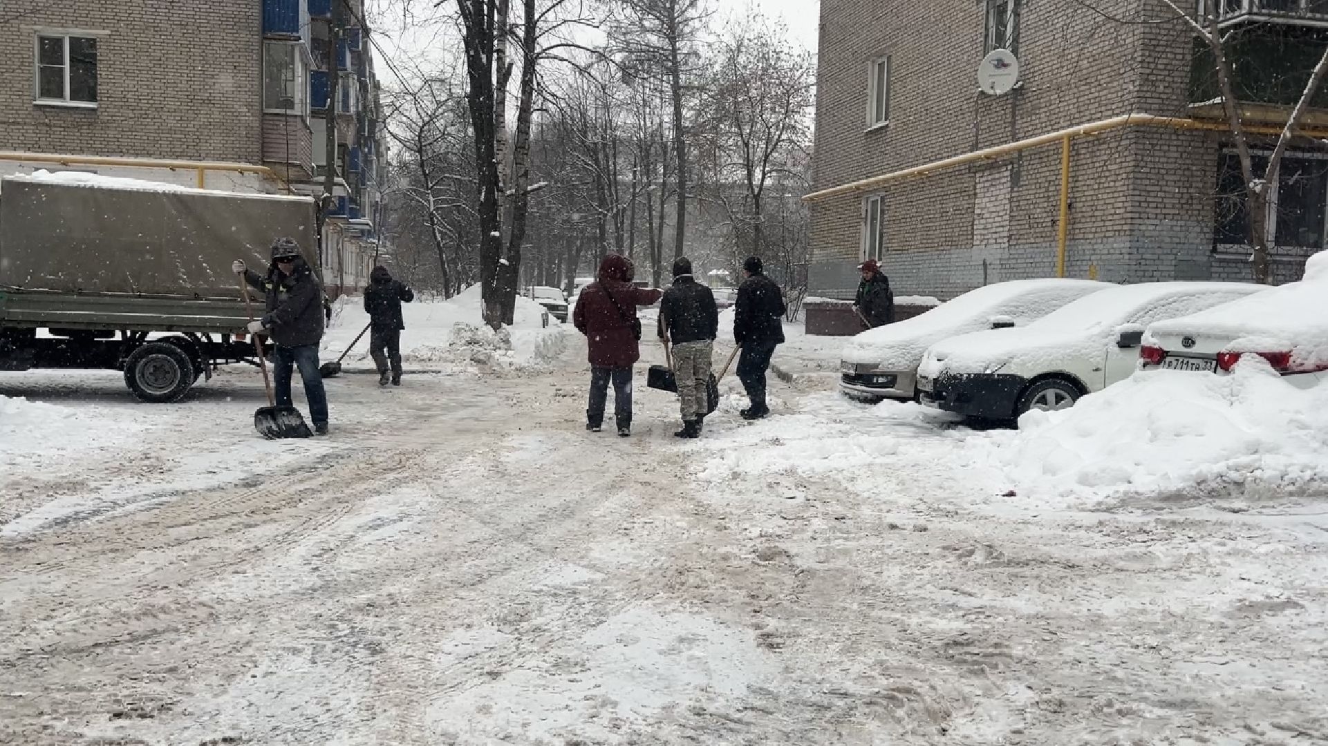 химки, циклон ольга, снегопад, уборка снега,