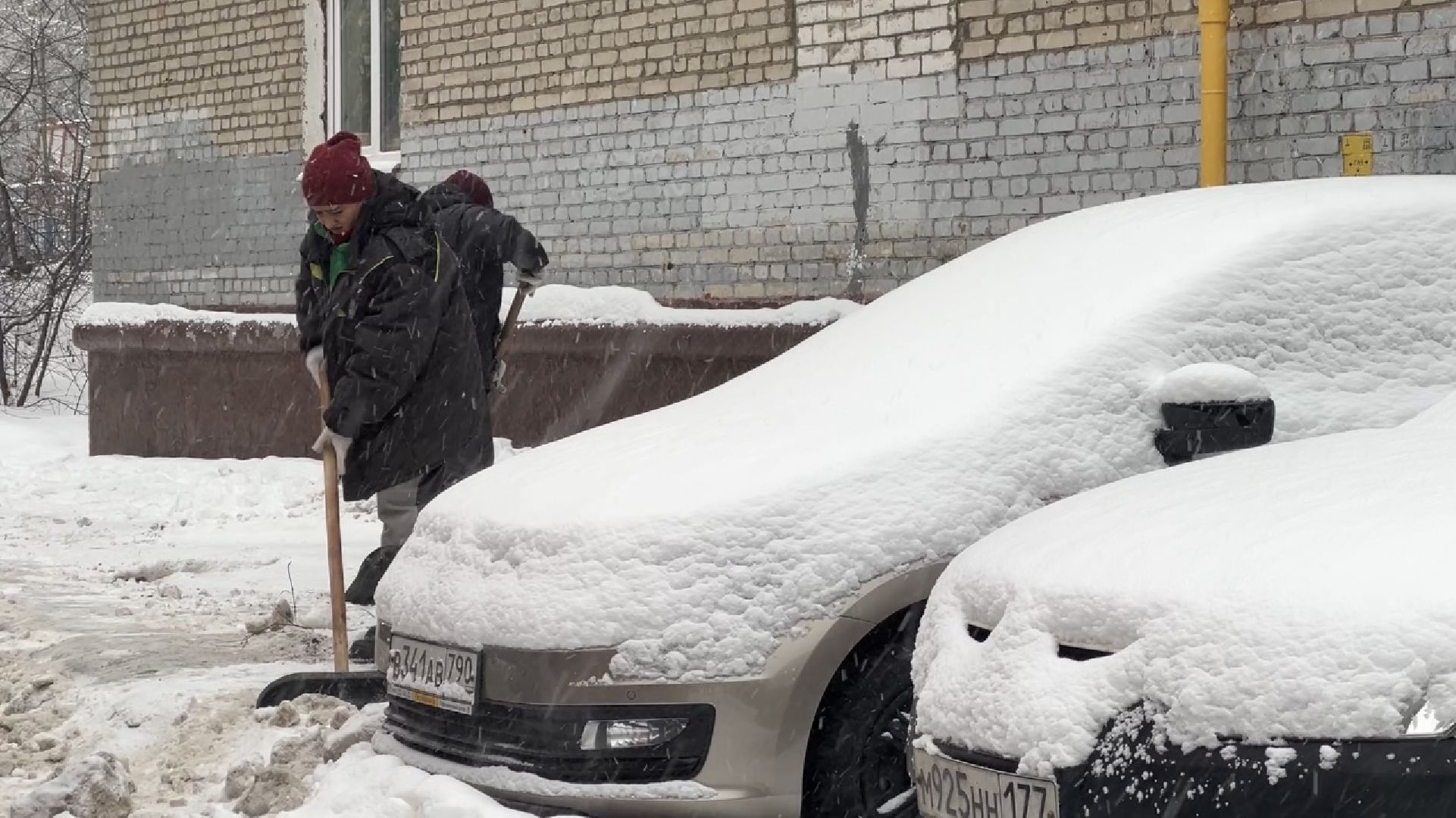 химки, циклон ольга, снегопад, уборка снега,