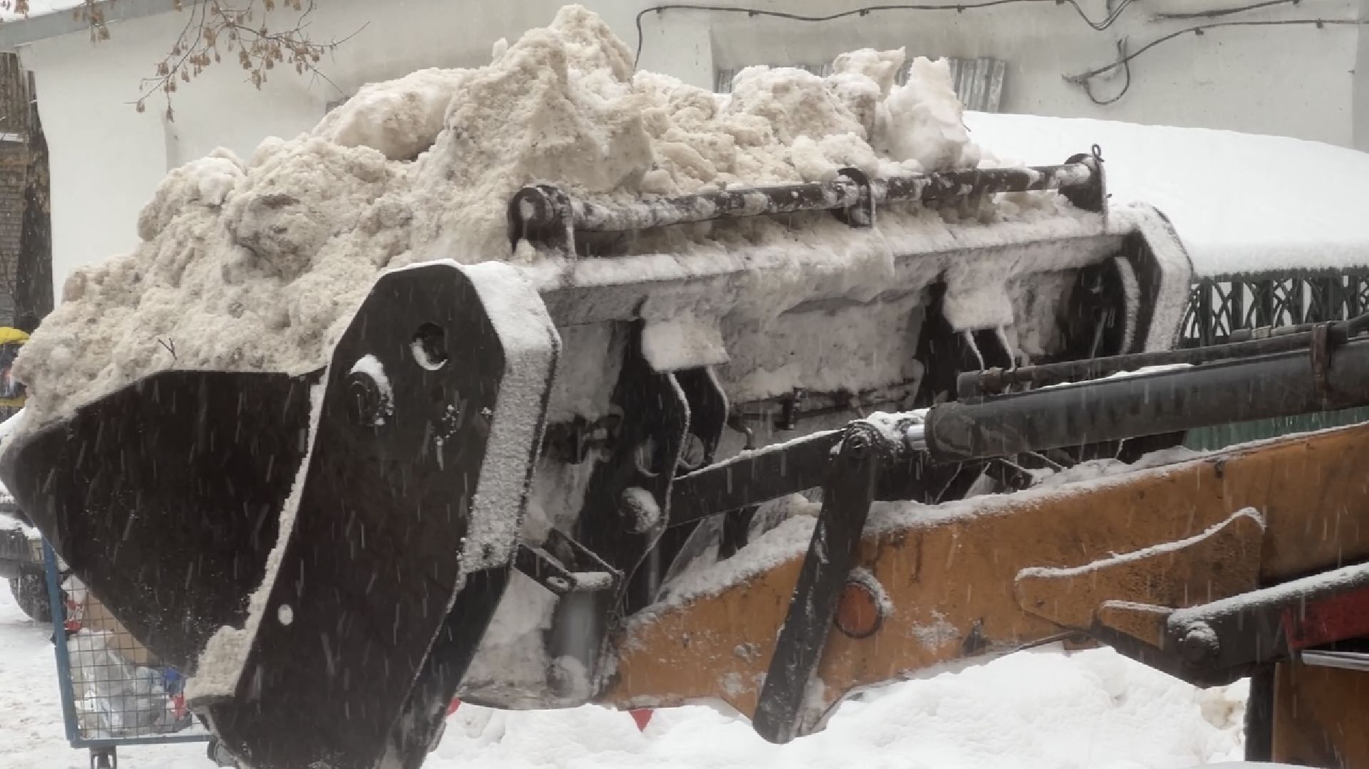 химки, циклон ольга, снегопад, уборка снега,