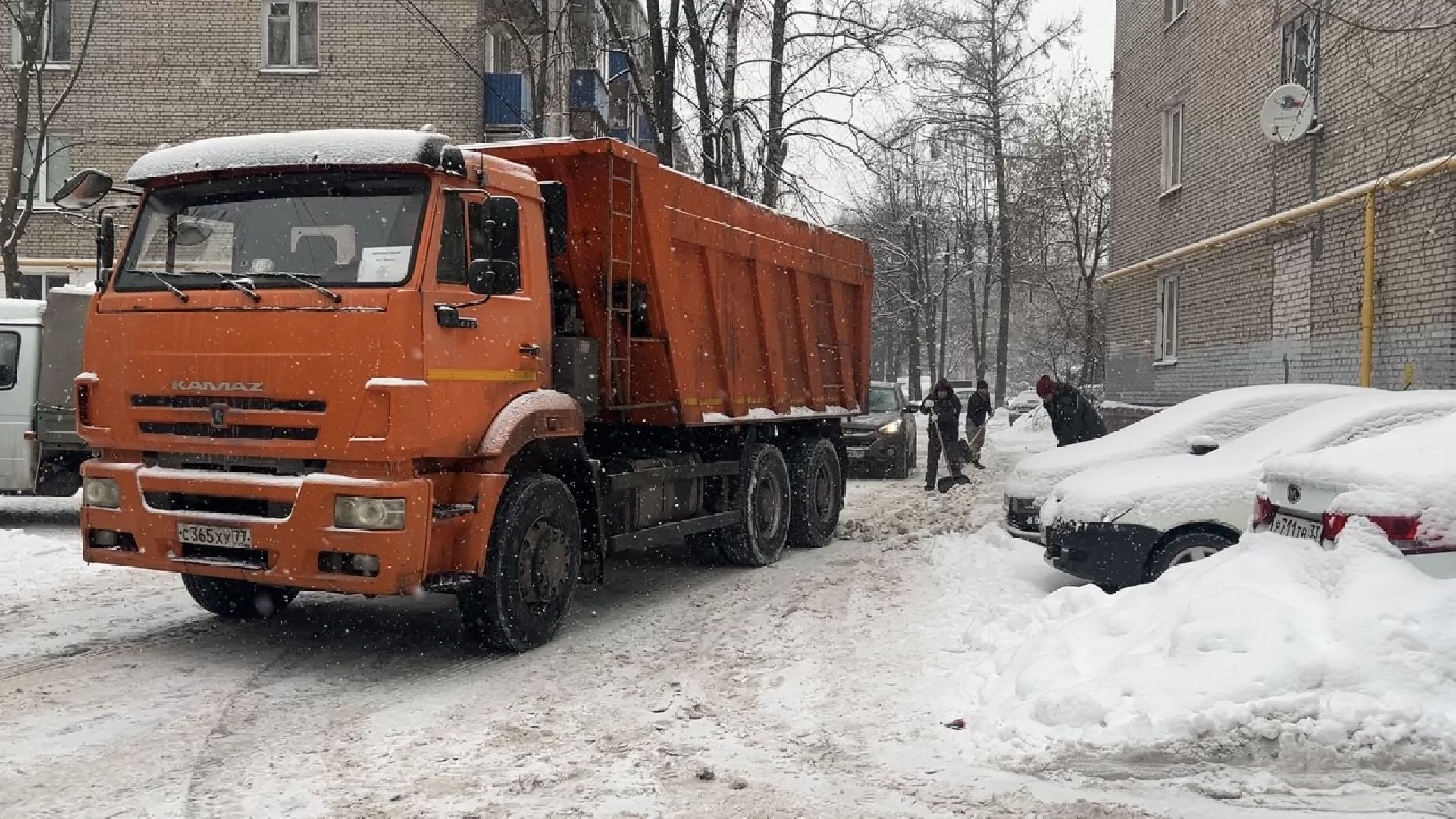 химки, циклон ольга, снегопад, уборка снега,