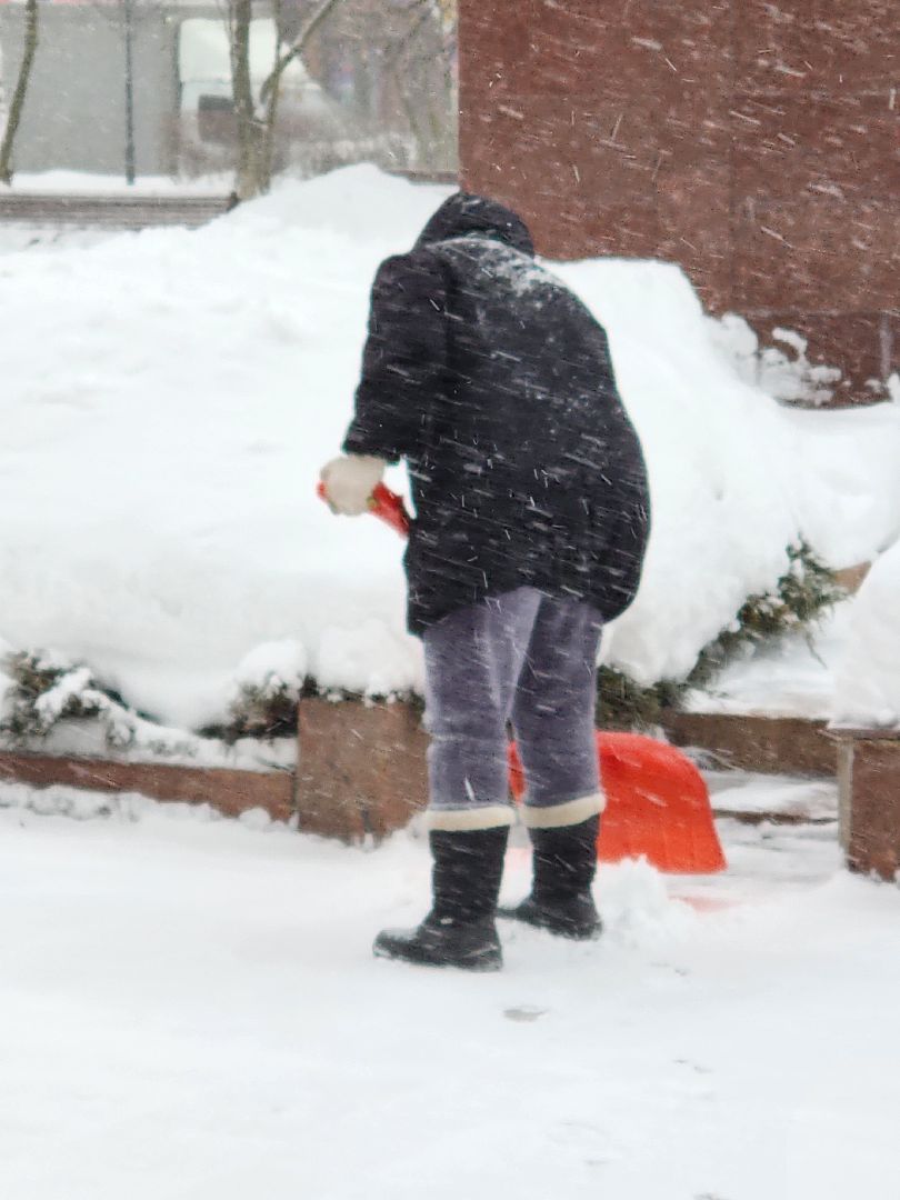 циклон ольга, снегопад, уборка снега,